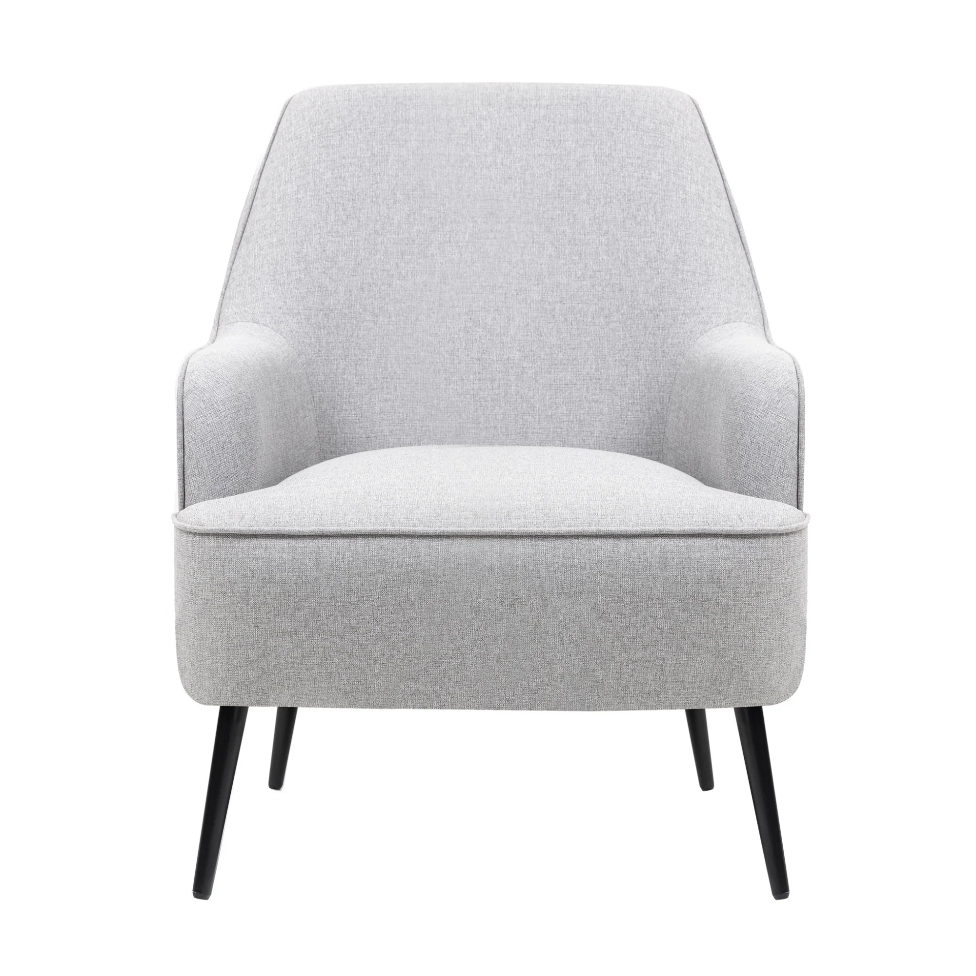 Abigail Premium Fabric Armchair Grey - Image 3
