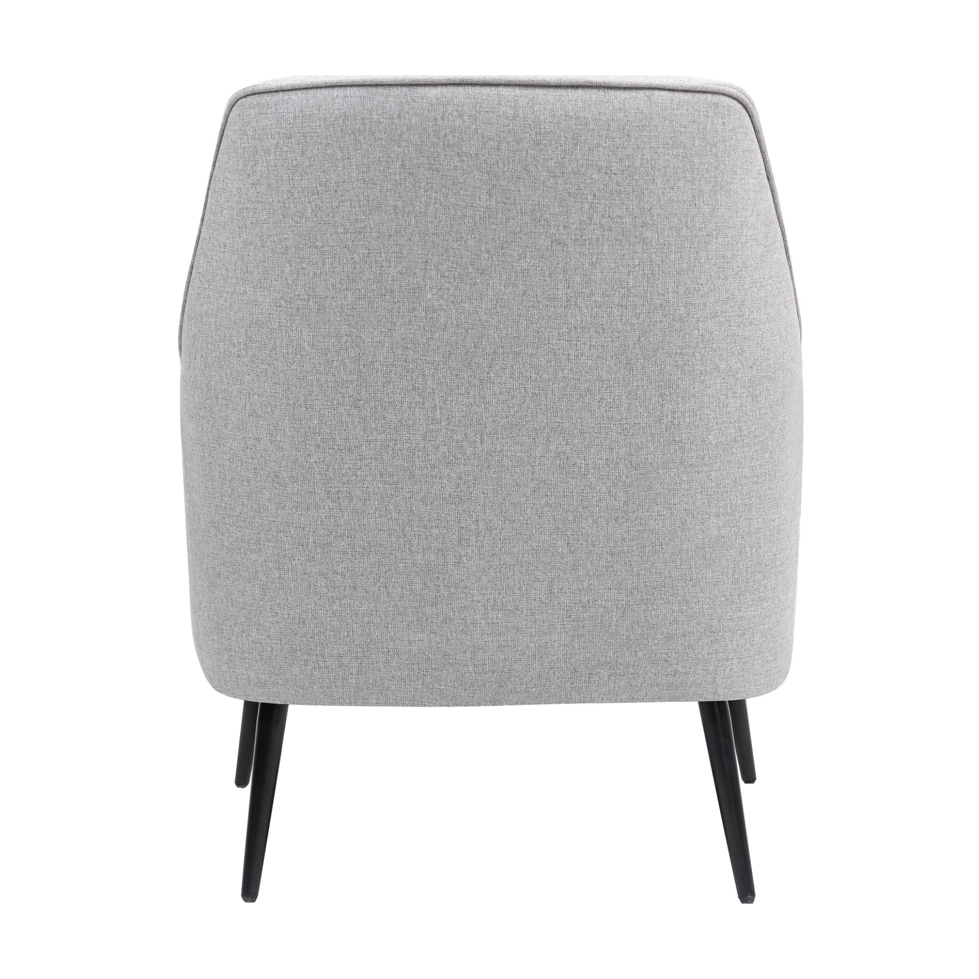 Abigail Premium Fabric Armchair Grey - Image 5