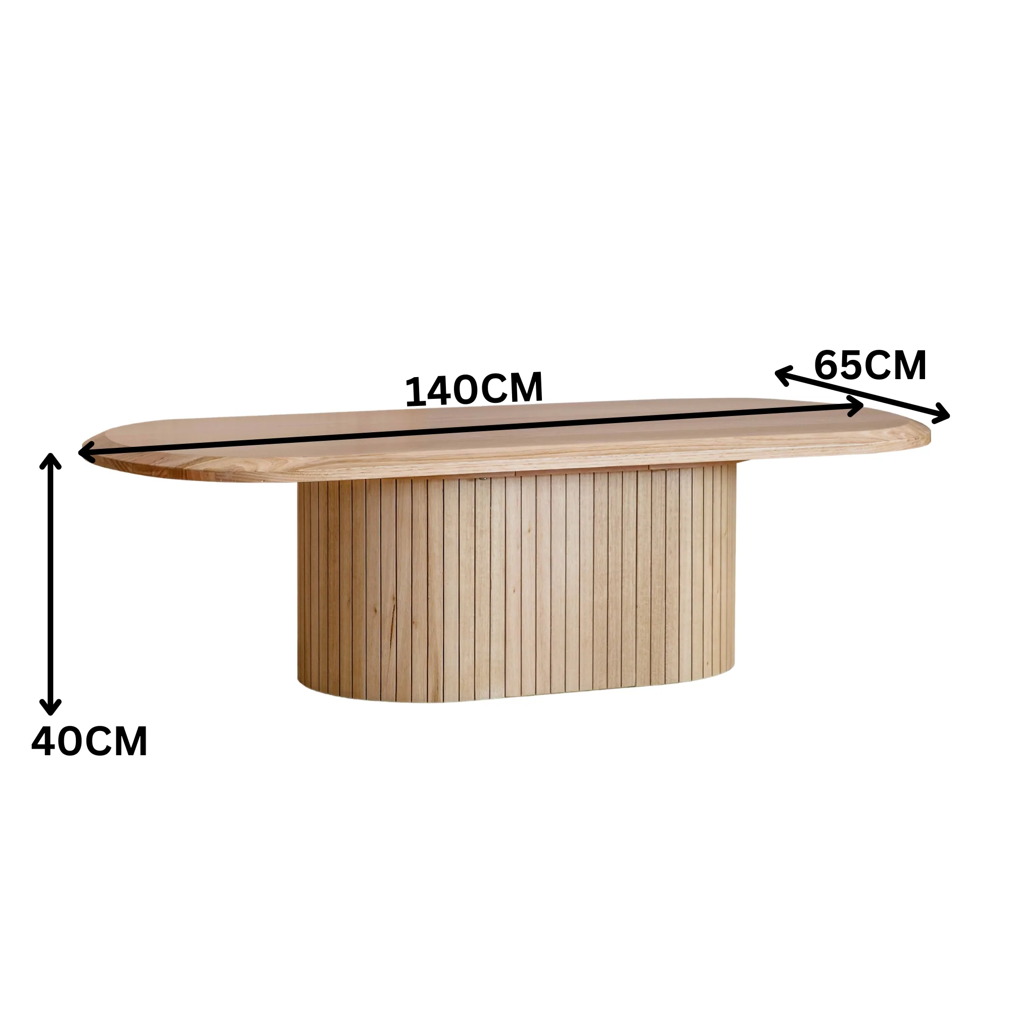 Arushi 140cm Coffee Table Natural - Image 3
