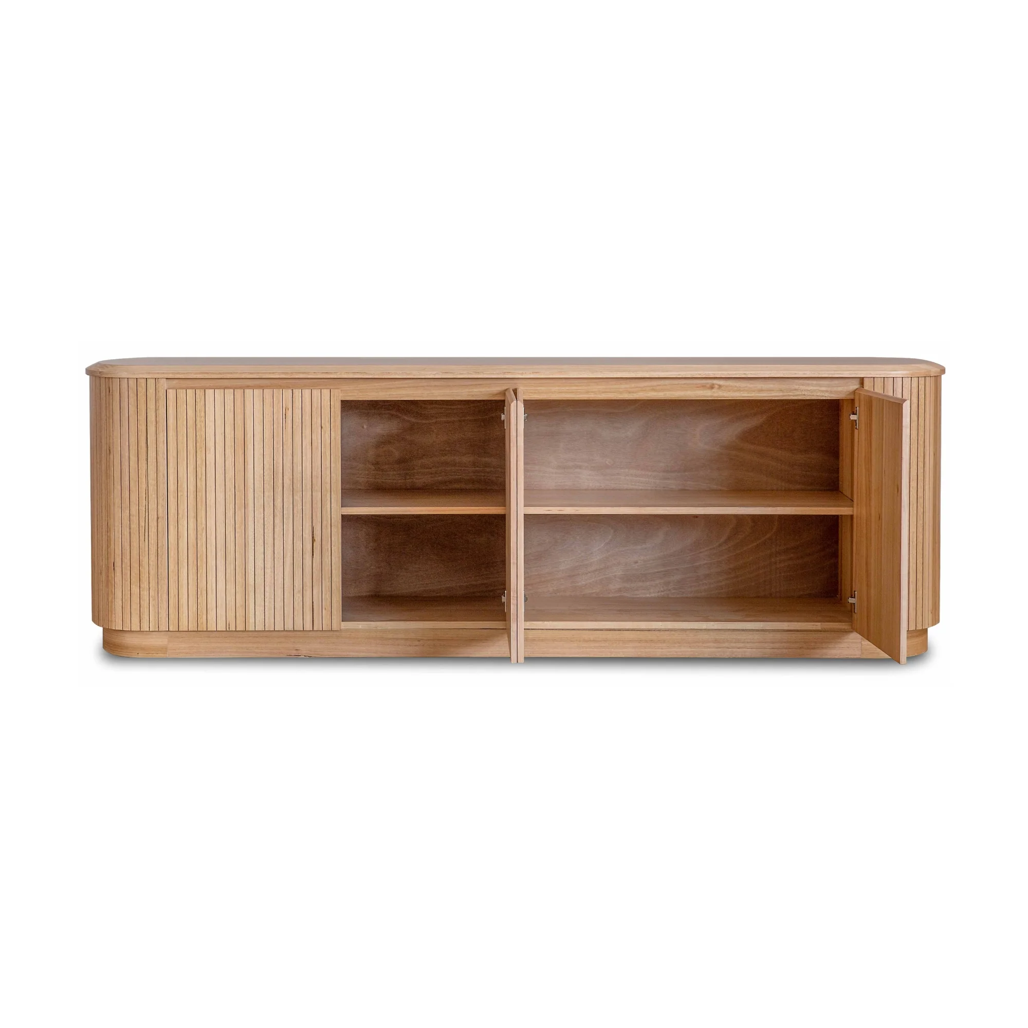Arushi 240cm Buffet Table Storage Cabinet Natural - Image 4