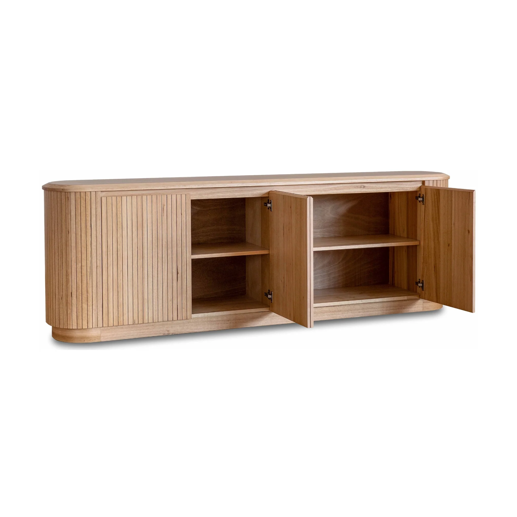 Arushi 240cm Buffet Table Storage Cabinet Natural - Image 5