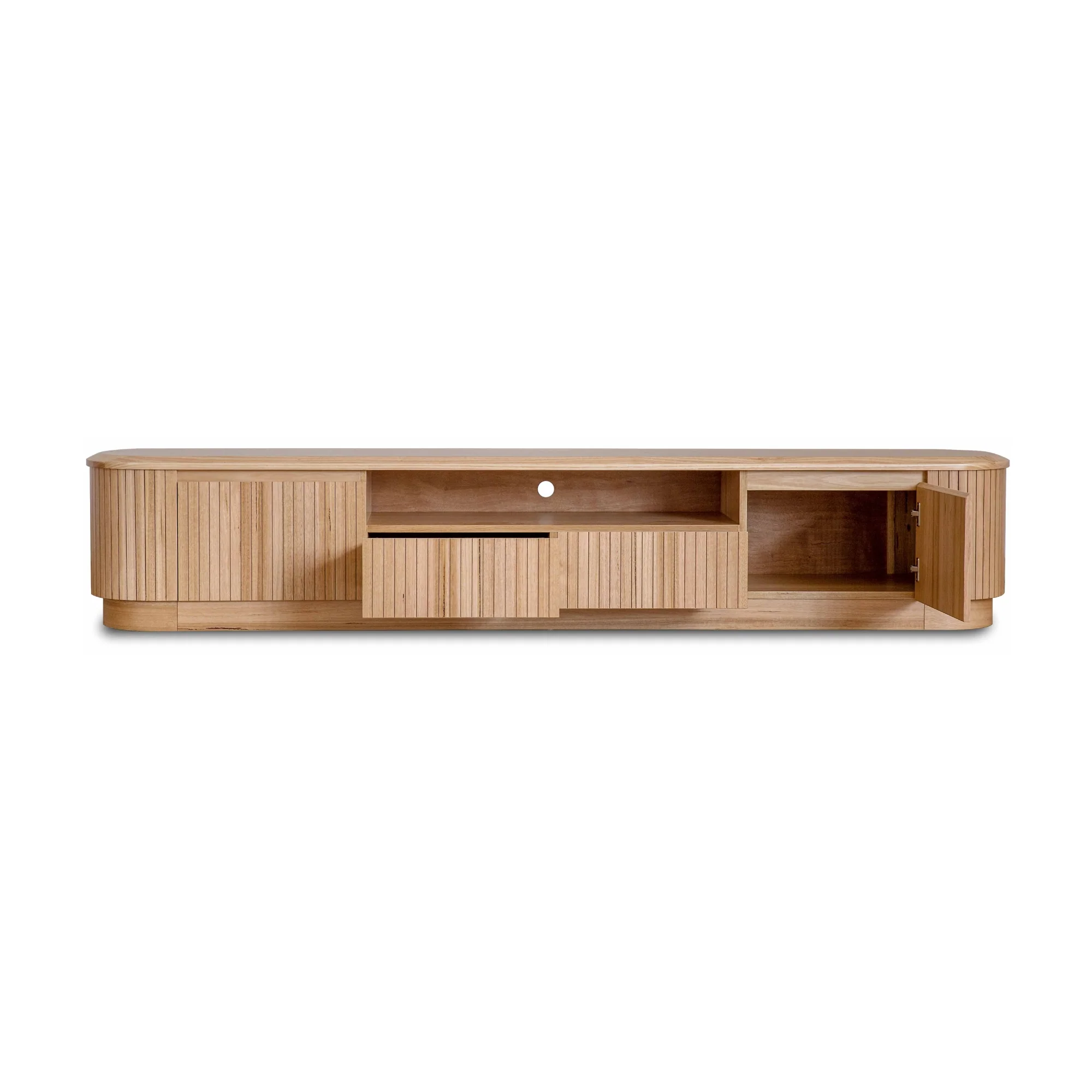 Arushi 240cm ETU Entertainment TV Unit Natural - Image 4