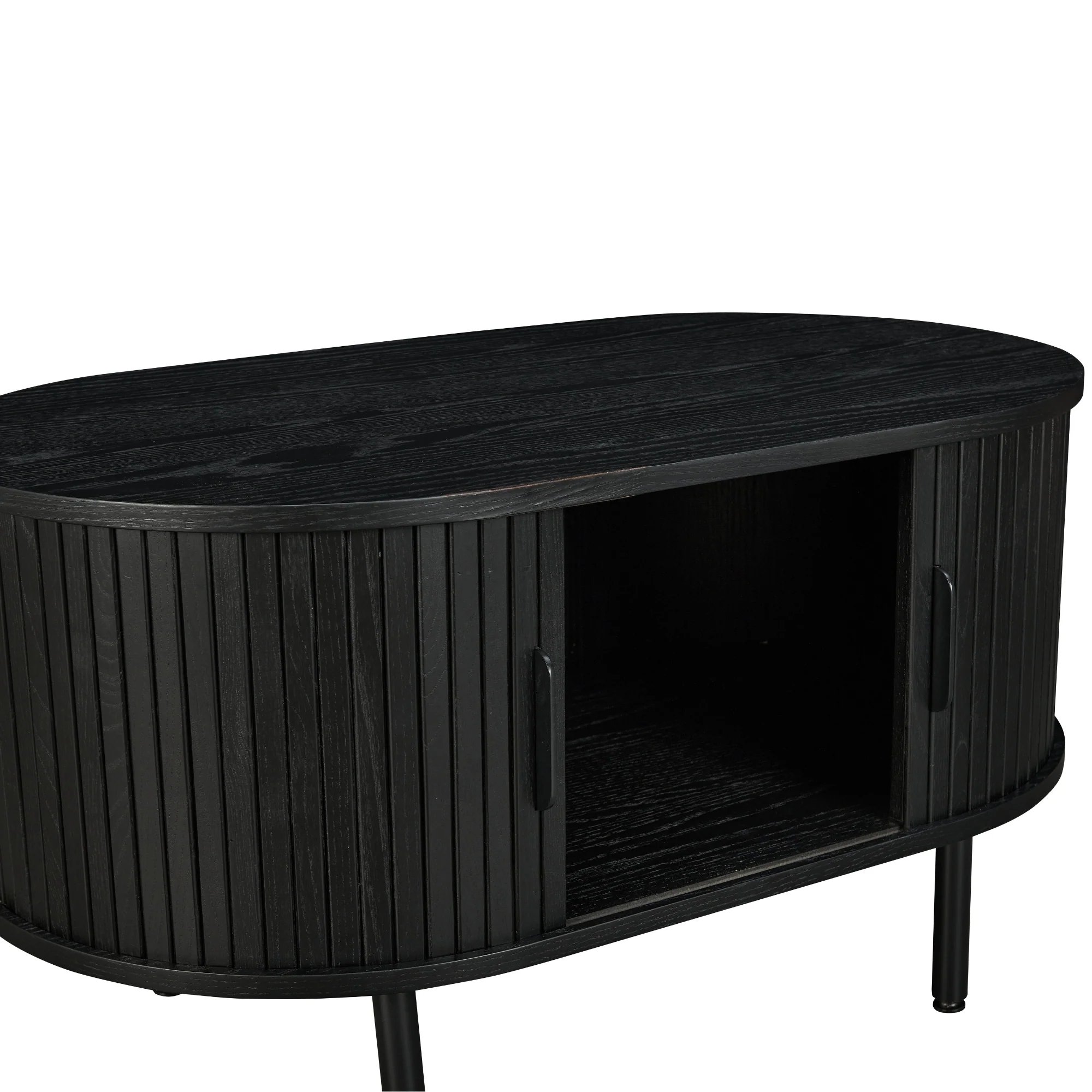 Alamein Dania 100cm Coffee Table Black - Image 4