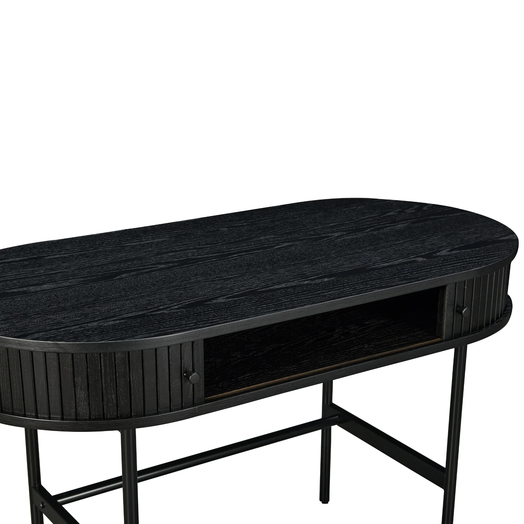Alamein Dania 120cm Home Office Desk Black - Image 3