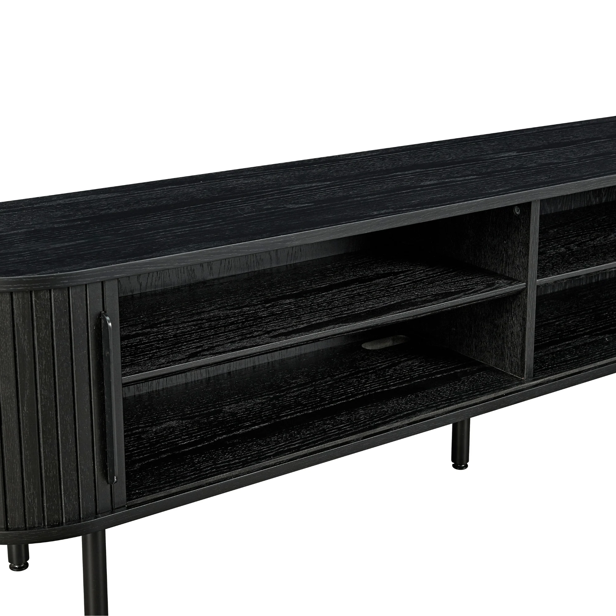 Alamein Dania 200cm ETU TV Unit Black - Image 3