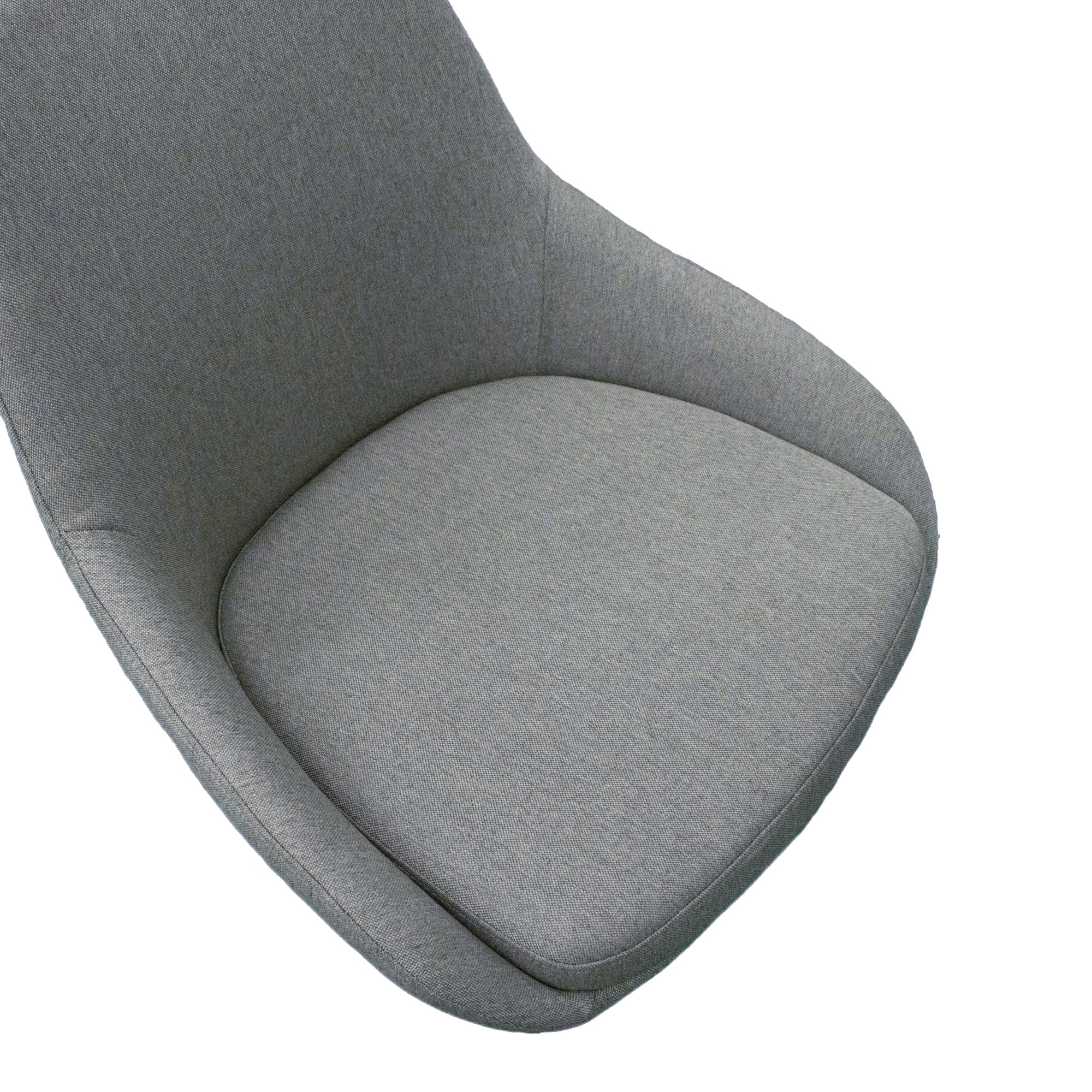 Alfie 4pc Set Fabric Dining Chair Light Grey - Image 5