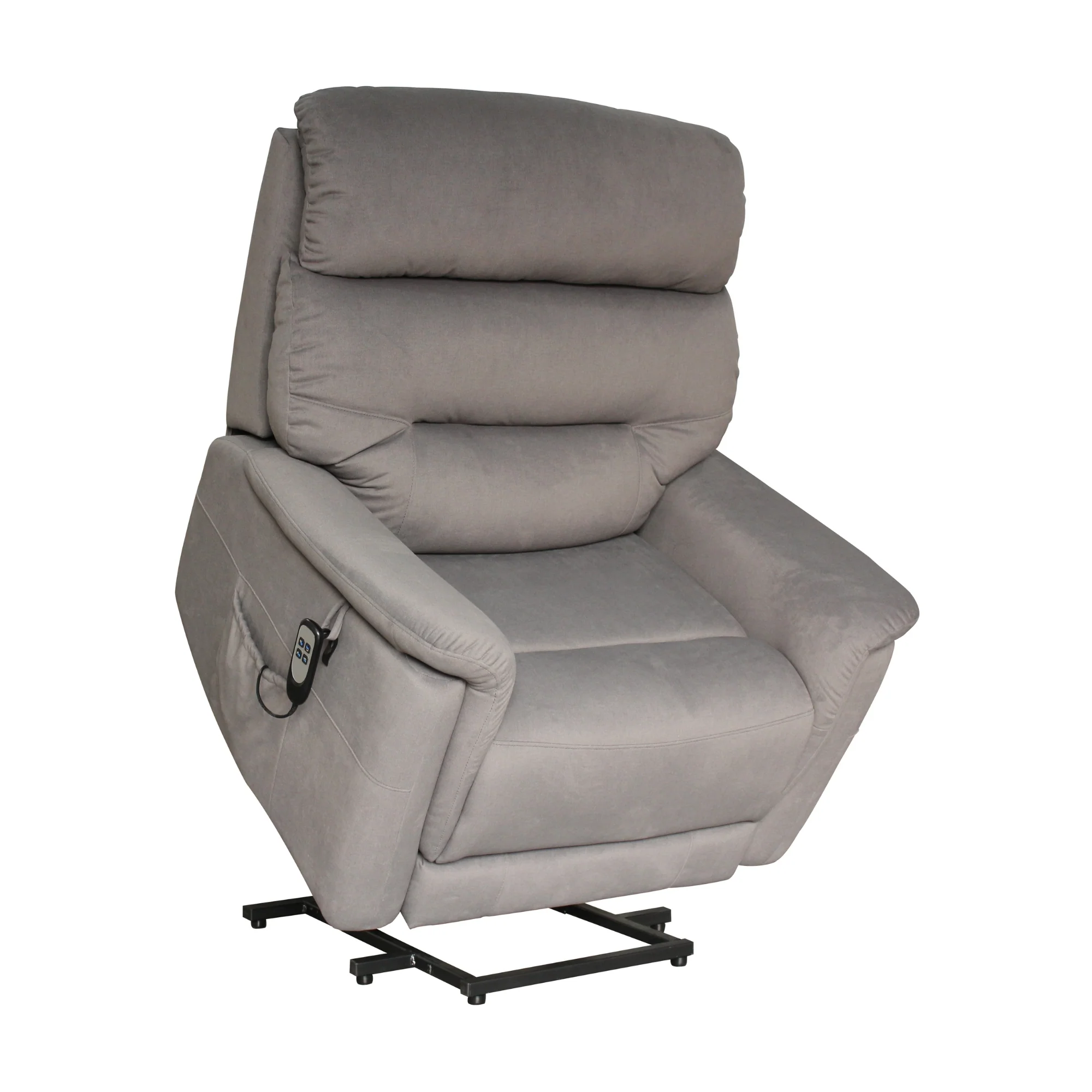 Amelia Dual Motor 200kgs Recliner Lift Chair Dark Grey - Image 4