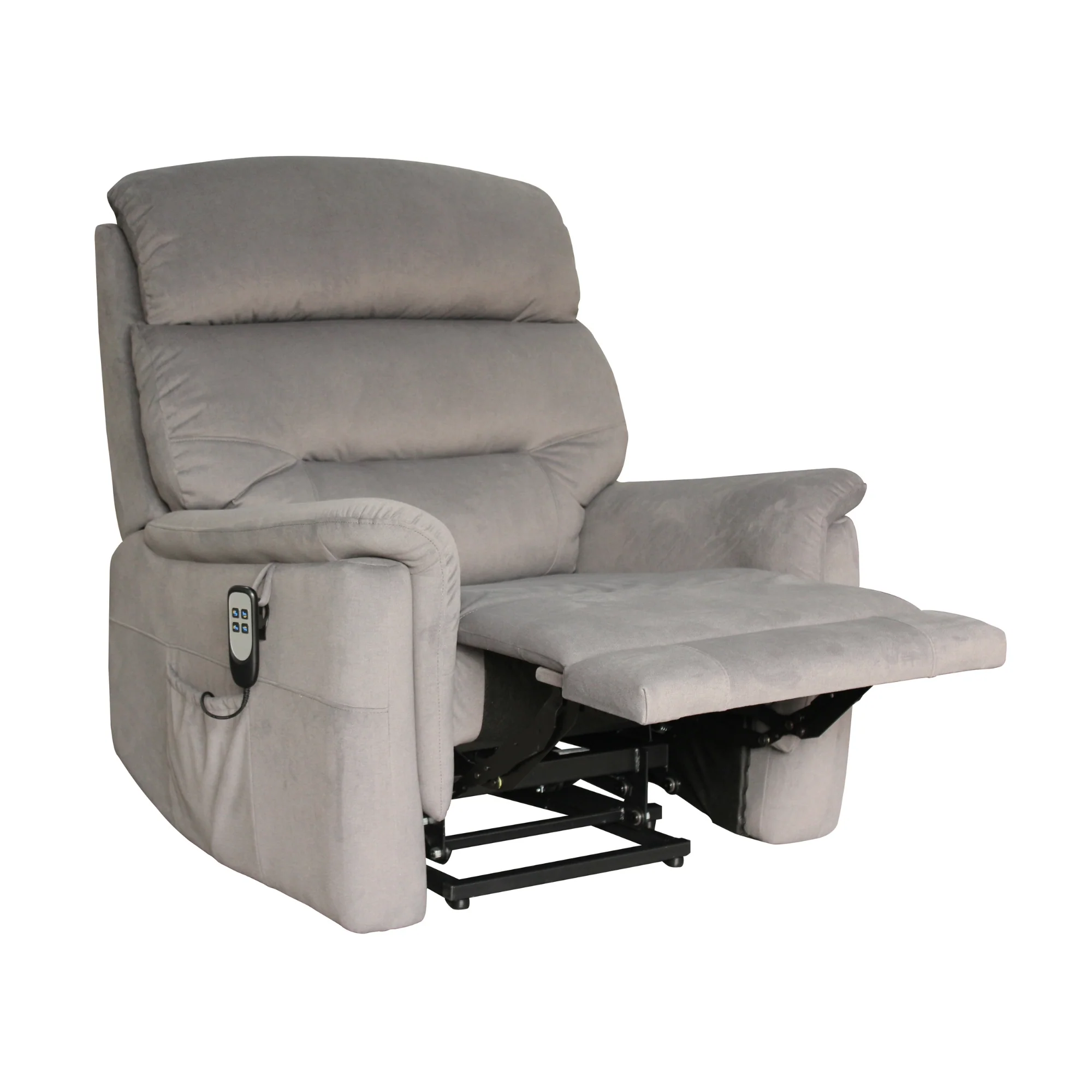Amelia Dual Motor 200kgs Recliner Lift Chair Dark Grey - Image 6