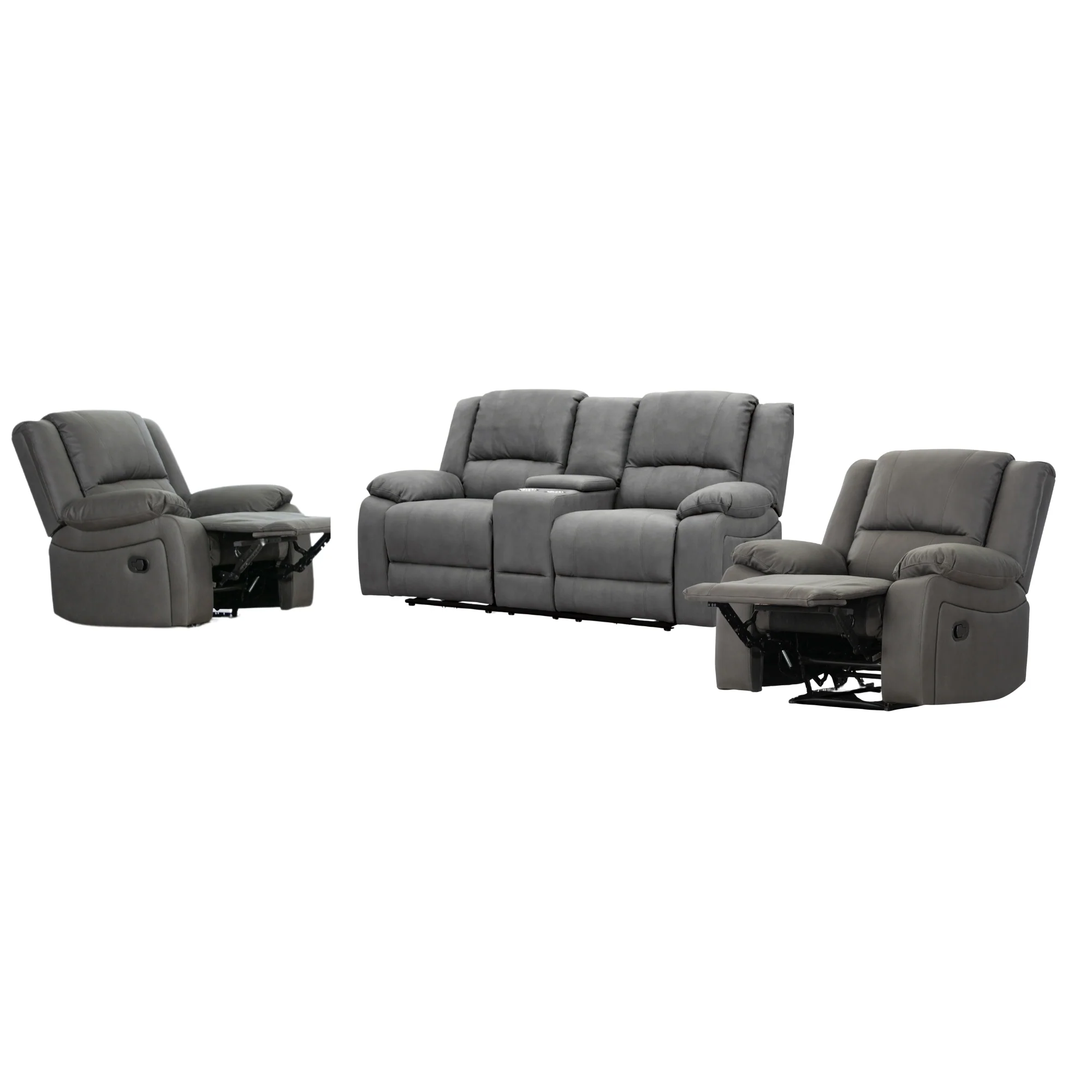 Anderson Fabric Electric Recliner Sofa Lounge Chair - Image 122