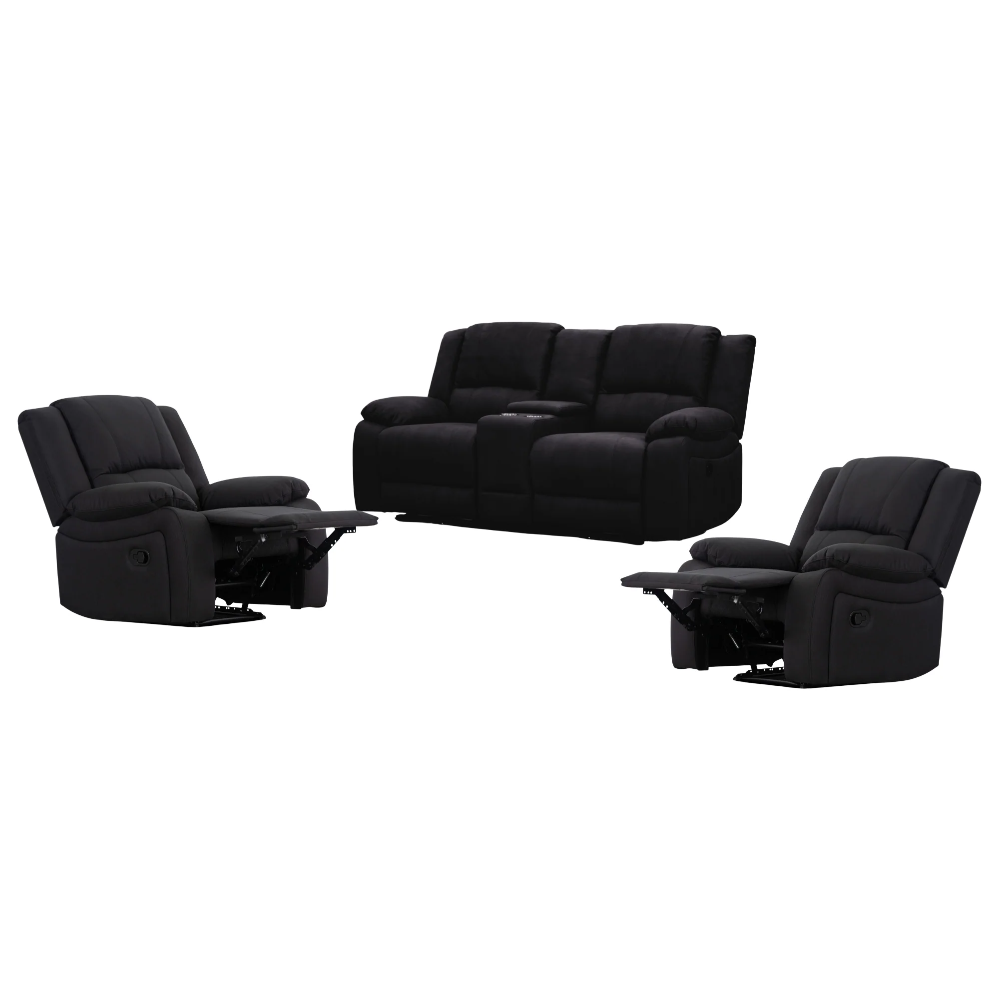 Anderson Fabric Electric Recliner Sofa Lounge Chair - Image 138