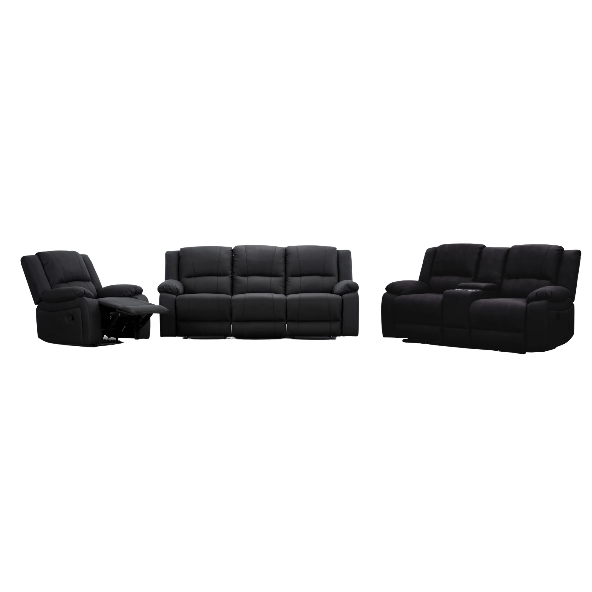 Anderson Fabric Electric Recliner Sofa Lounge Chair - Image 17