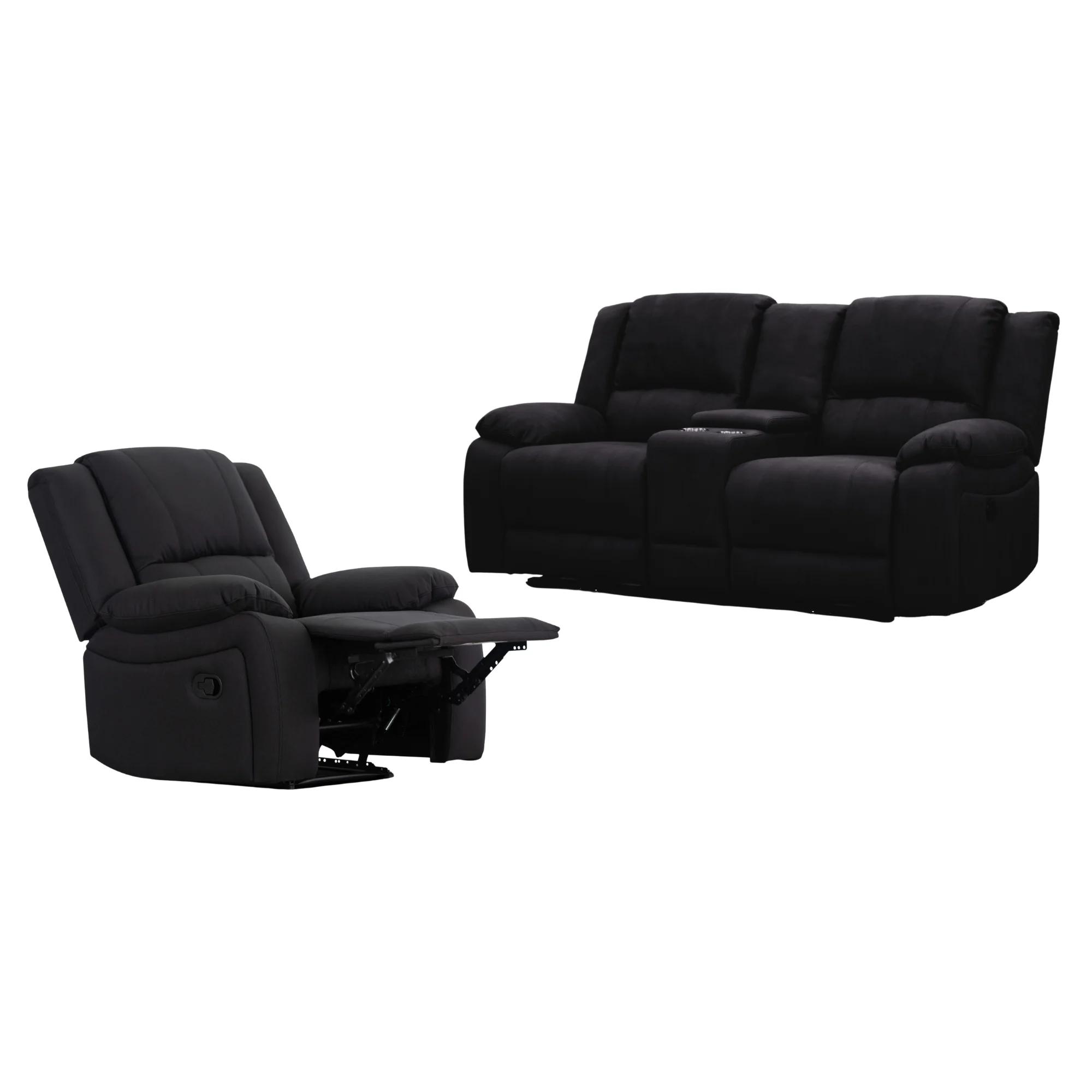 Anderson Fabric Electric Recliner Sofa Lounge Chair - Image 186