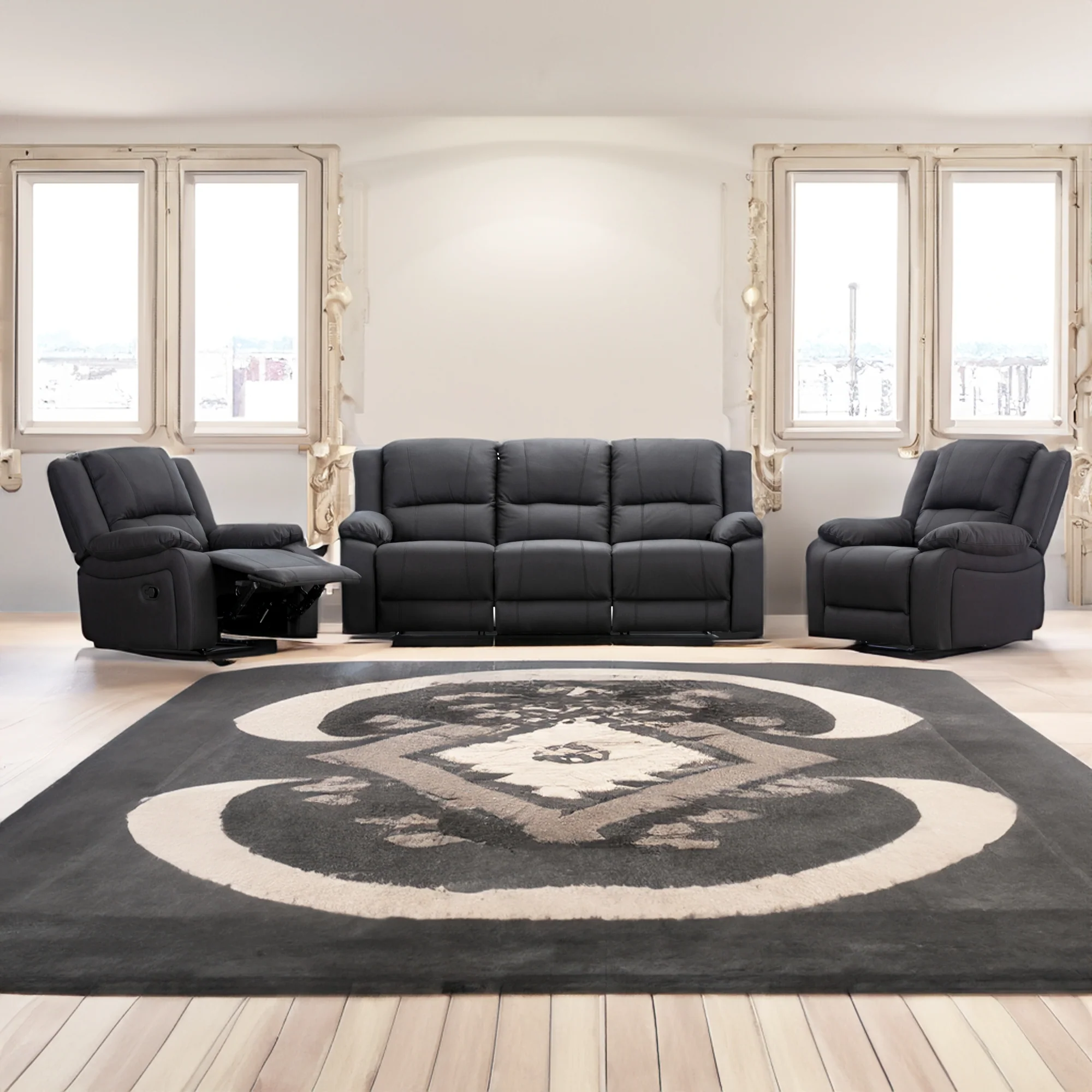 Anderson Fabric Electric Recliner Sofa Lounge Chair - Image 57