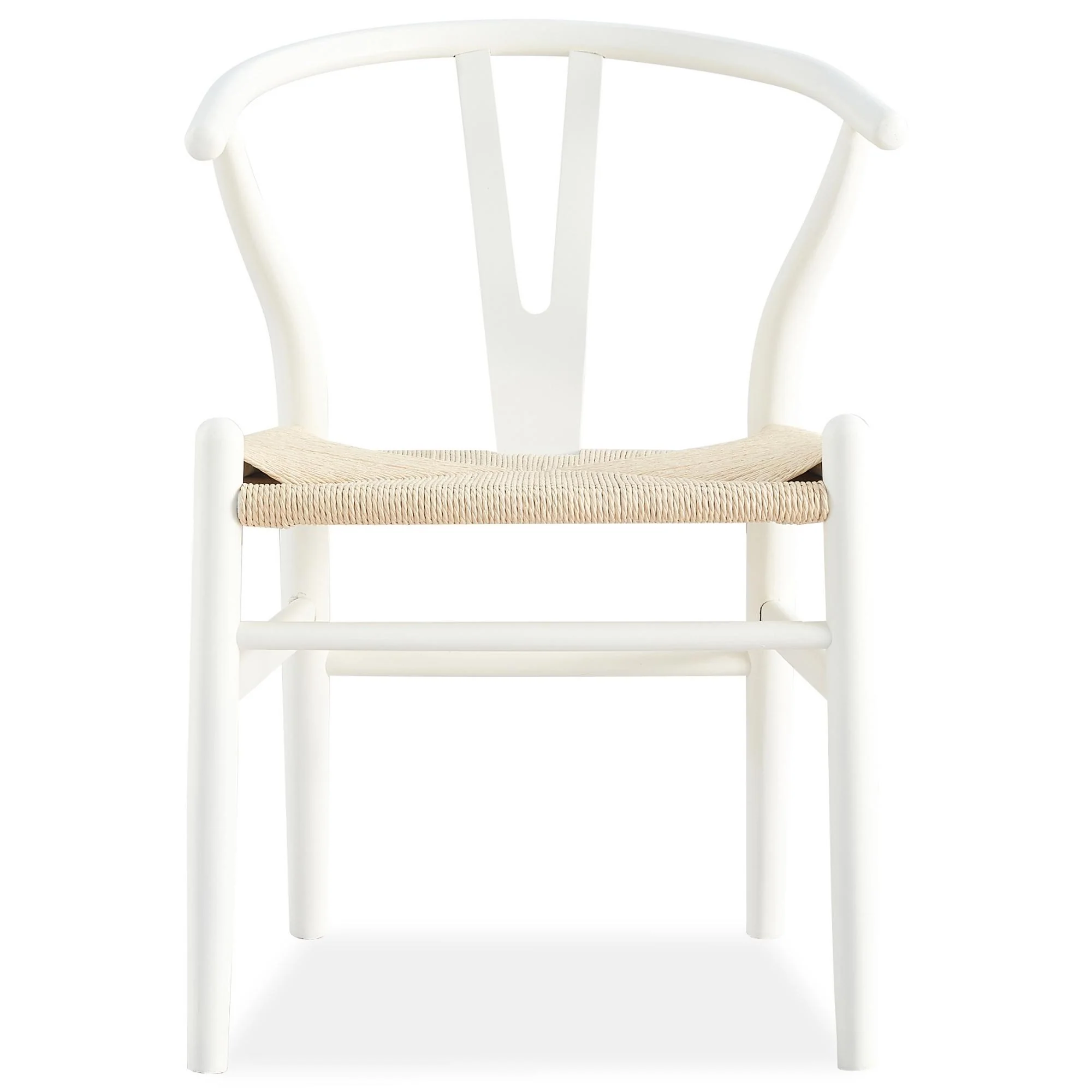 Anemone  Set of 2 Wishbone Dining Chair White - Image 3
