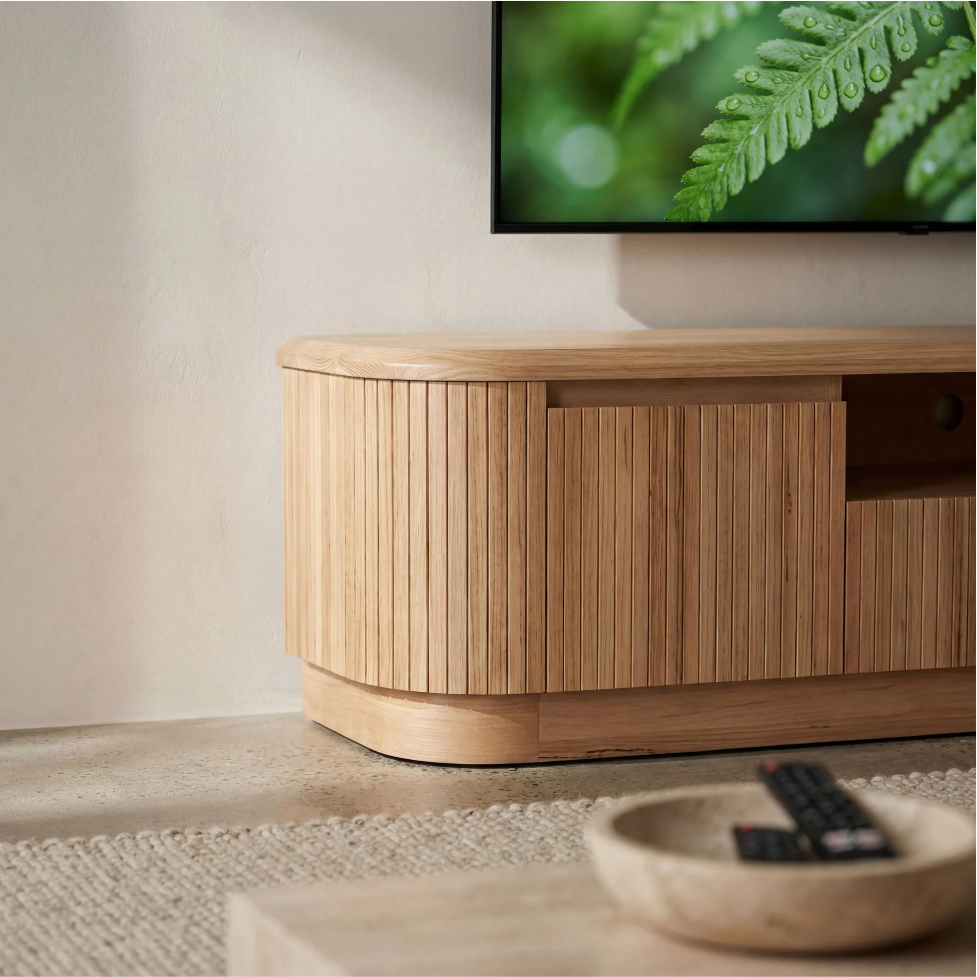 Arushi 180cm ETU Entertainment TV Unit Natural - Image 5