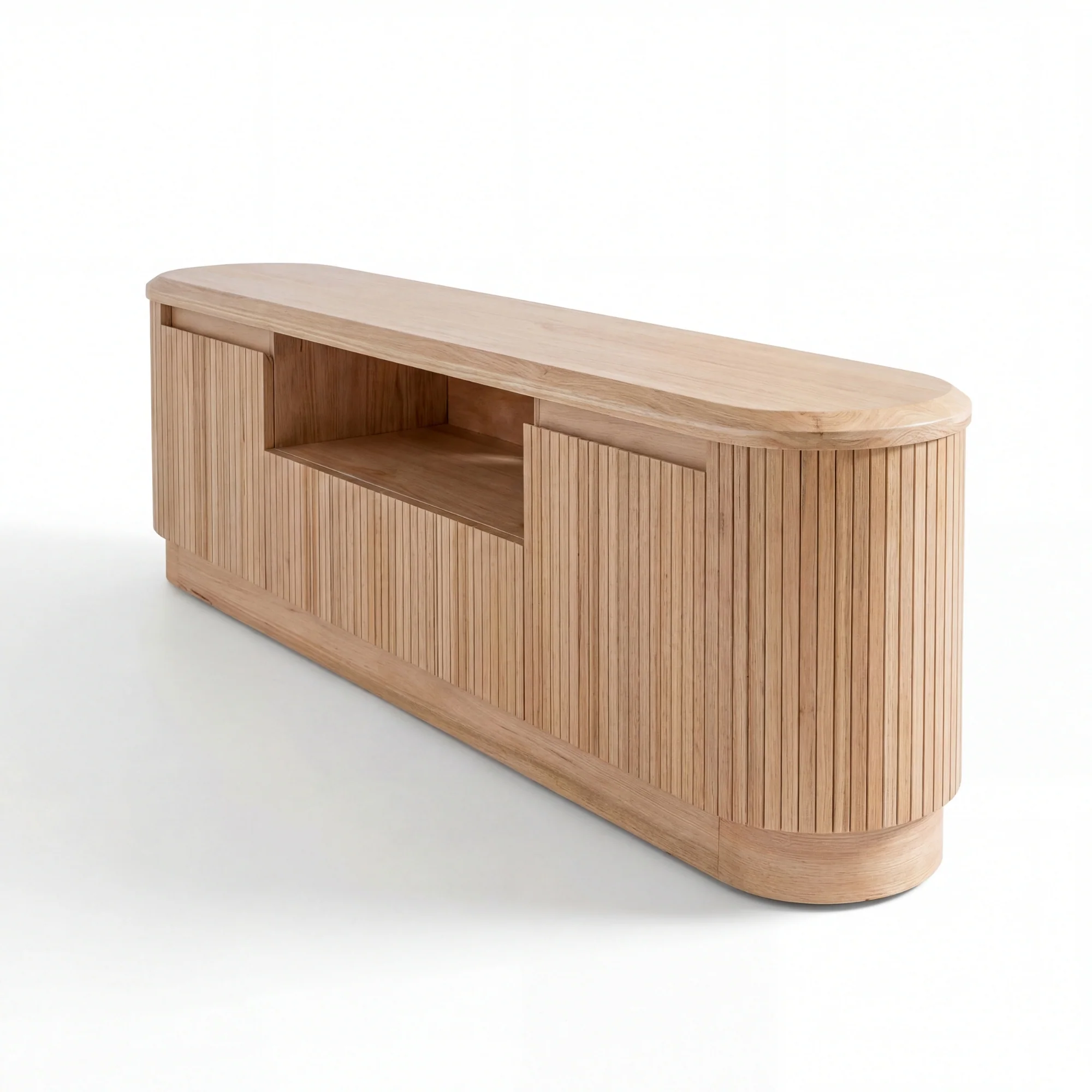 Arushi 180cm ETU Entertainment TV Unit Natural - Image 6