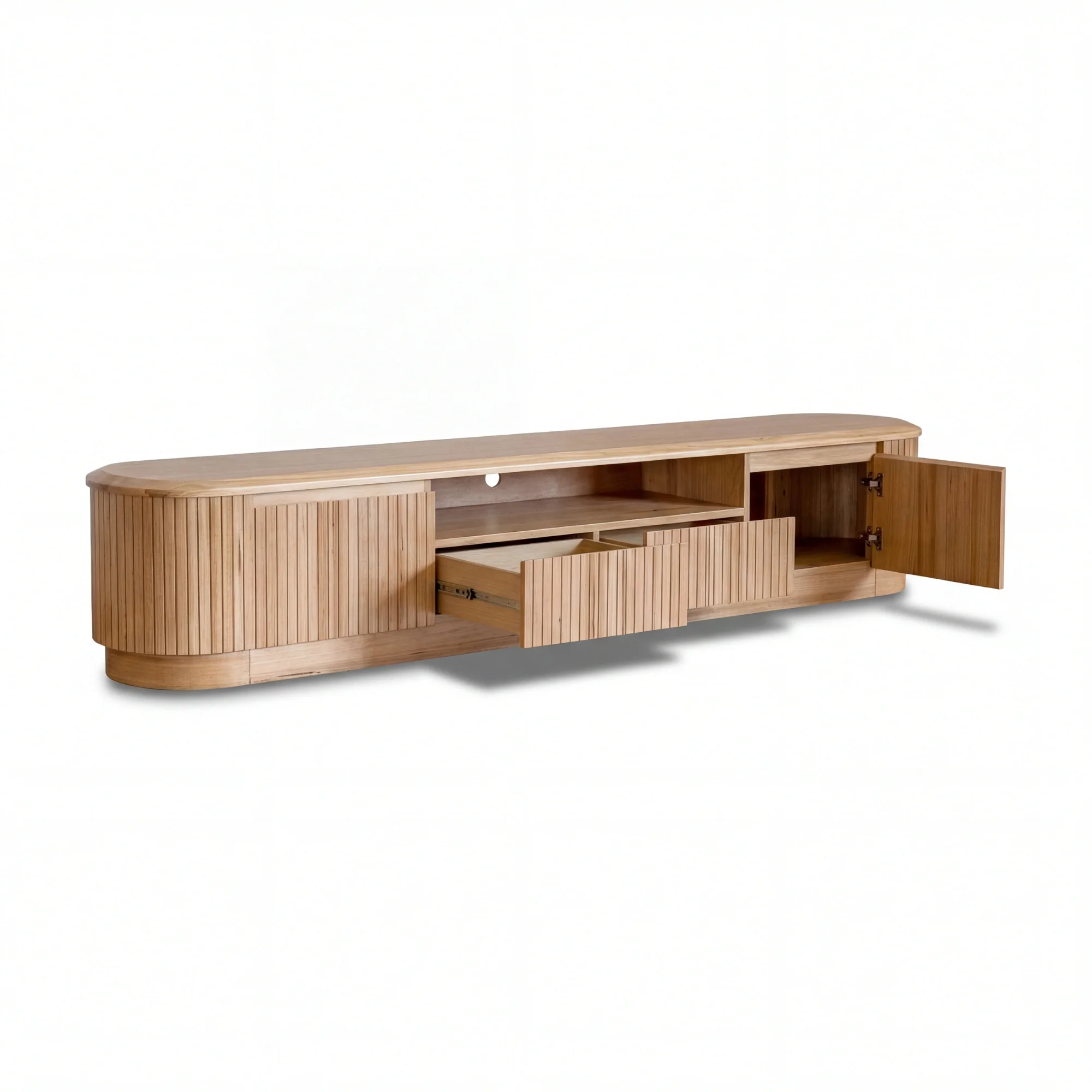 Arushi 180cm ETU Entertainment TV Unit Natural - Image 7
