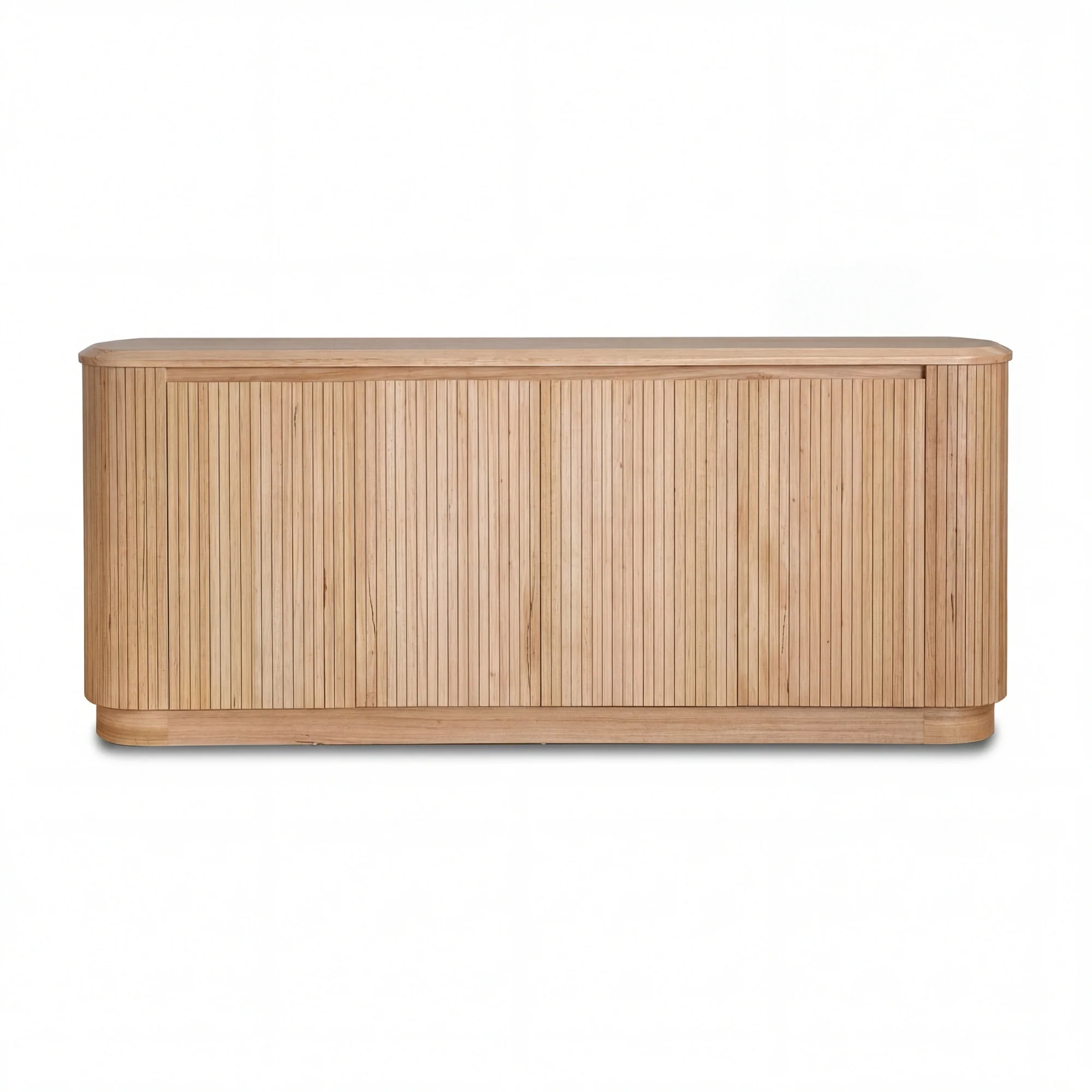 Arushi 200cm Buffet Table Storage Cabinet Natural - Image 2