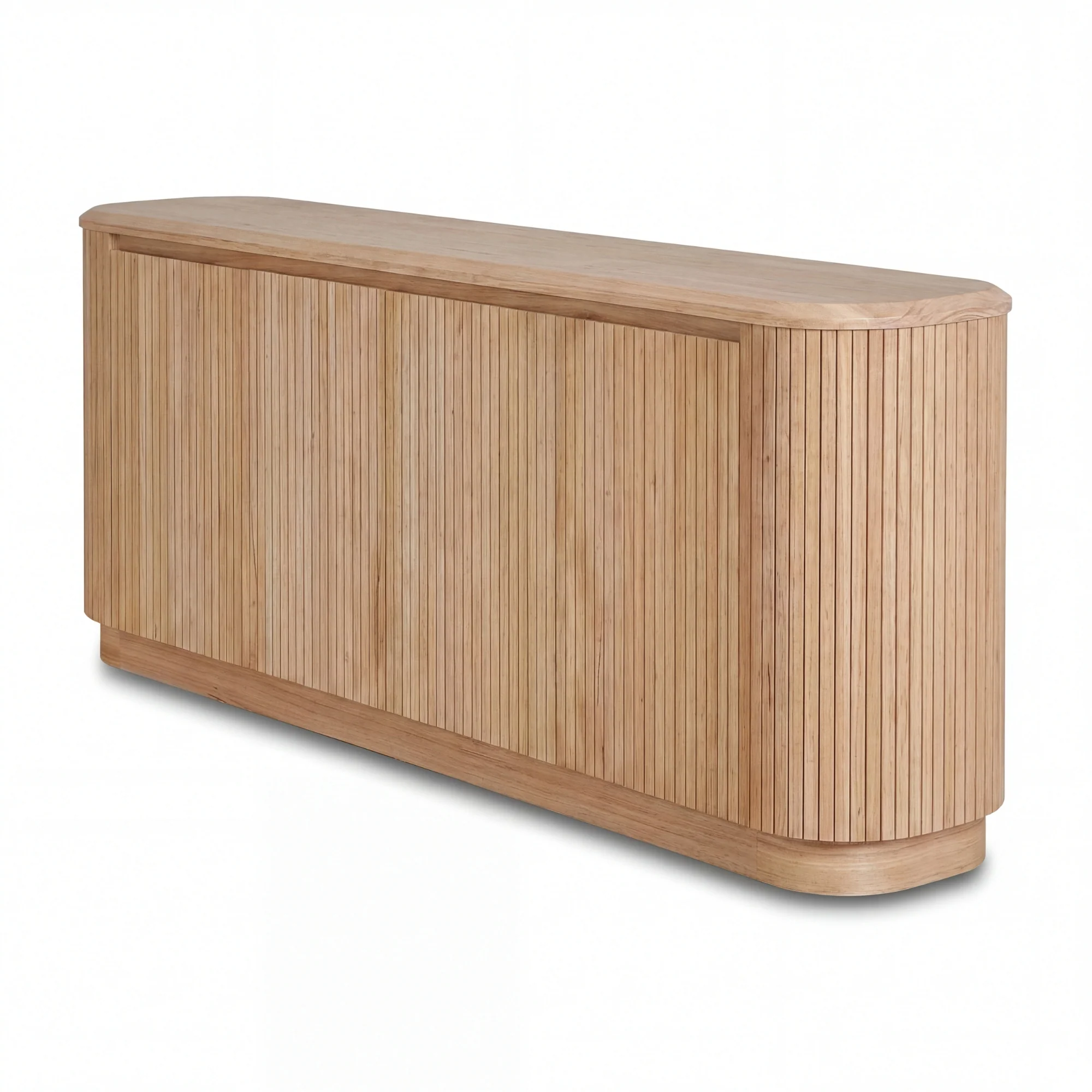 Arushi 200cm Buffet Table Storage Cabinet Natural - Image 6