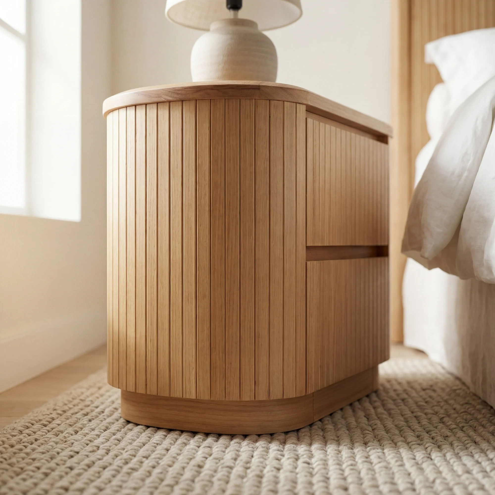 Arushi Bedside Table Natural - Image 4