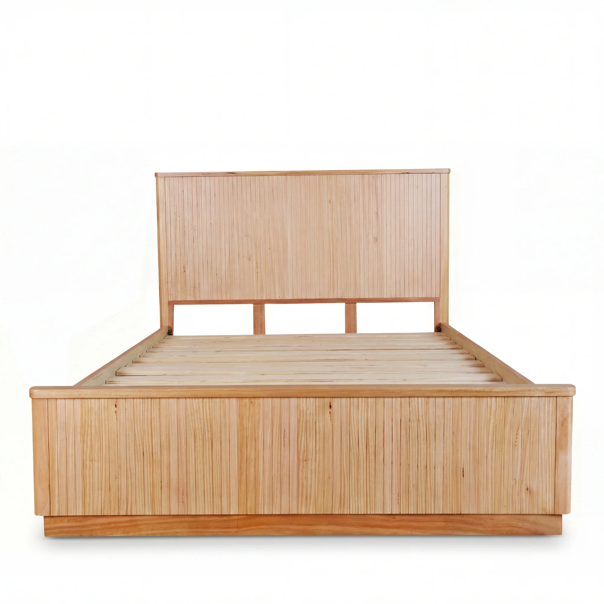 Arushi King Bed Frame Natural - Image 2