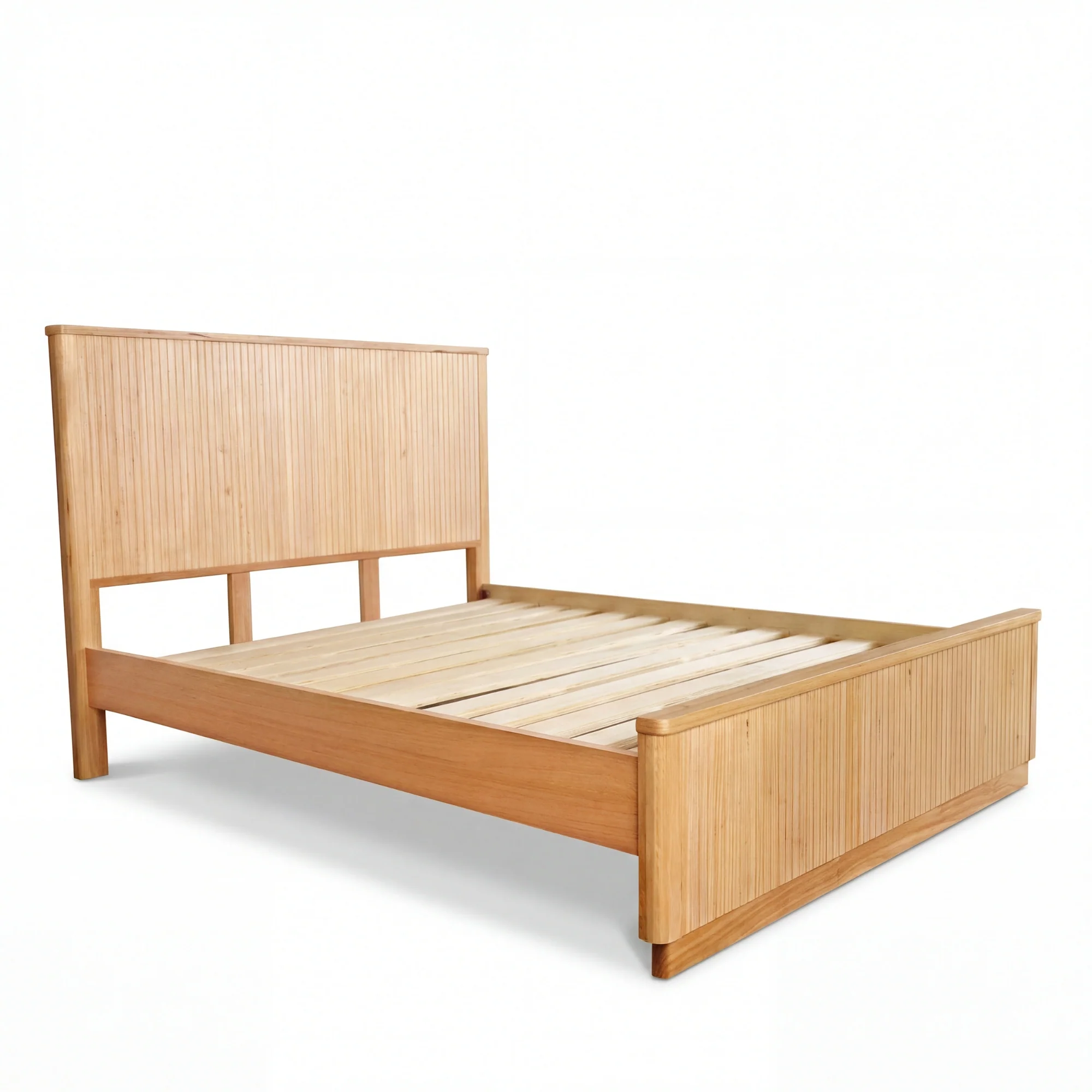 Arushi King Bed Frame Natural - Image 6