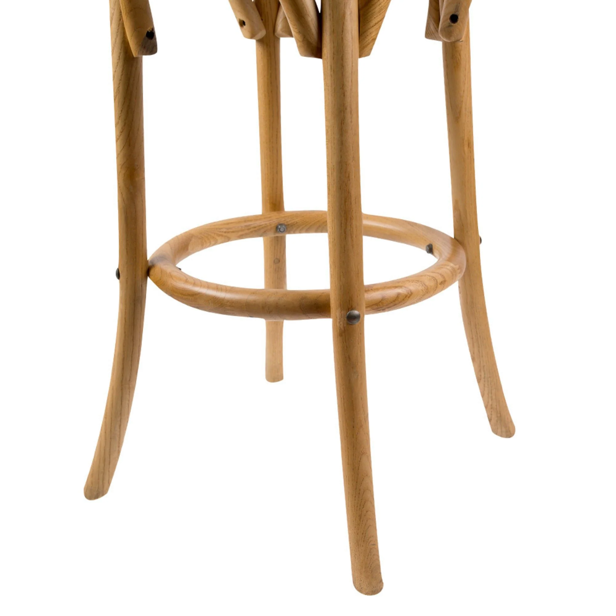 Aster Round Bar Stools Oak - Image 5