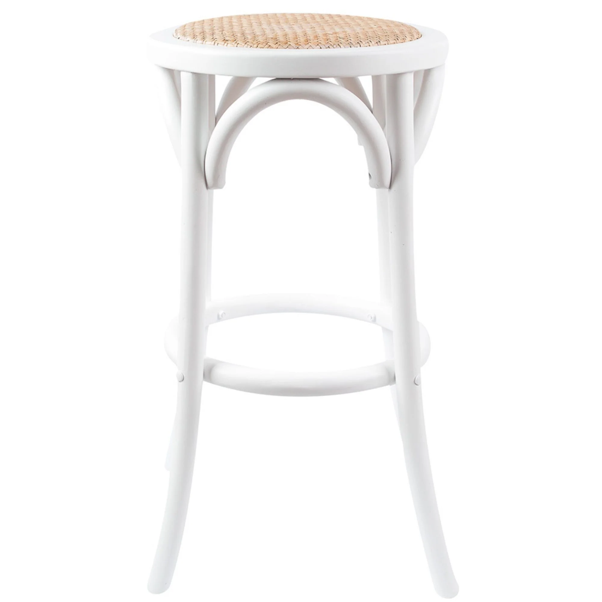 Aster Round Bar Stools White - Image 3