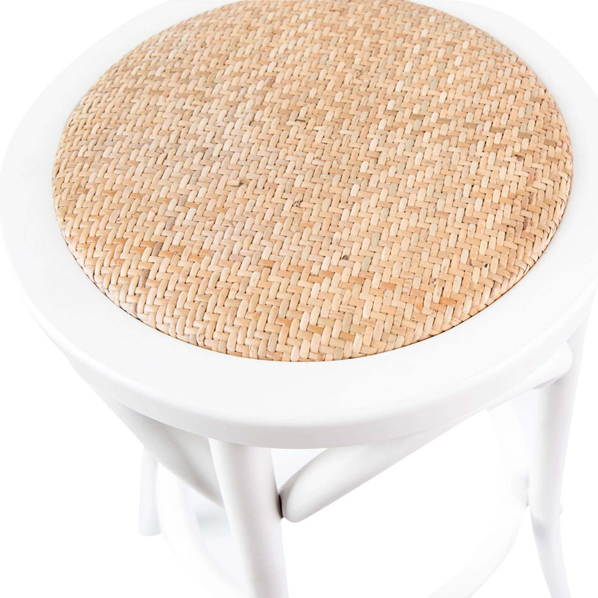 Aster Round Bar Stools White - Image 5