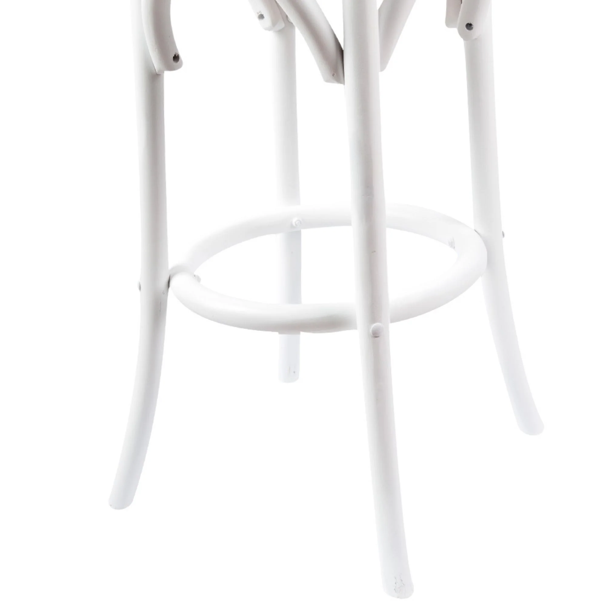 Aster Round Bar Stools White - Image 6