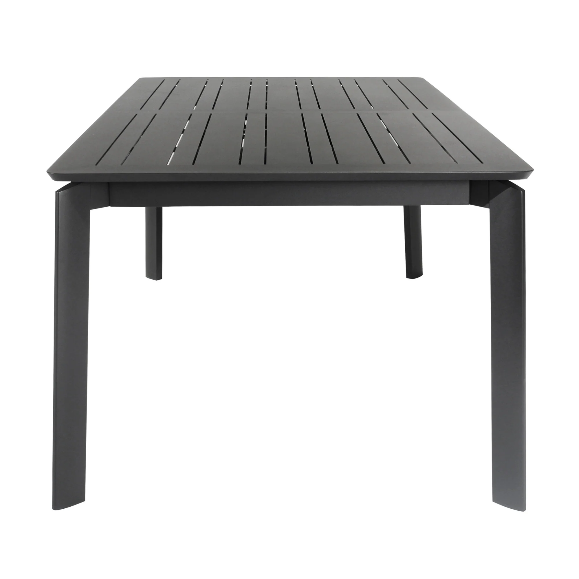 Ataman 200-300cm Extension Aluminium Outdoor Dining Table Dark Grey - Image 4