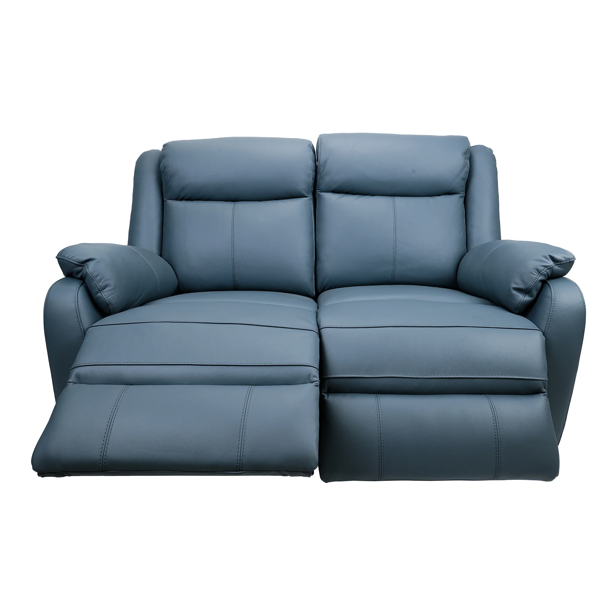 Bella 2 Seater Leather Electric Recliner Sofa Lounge - Image 6