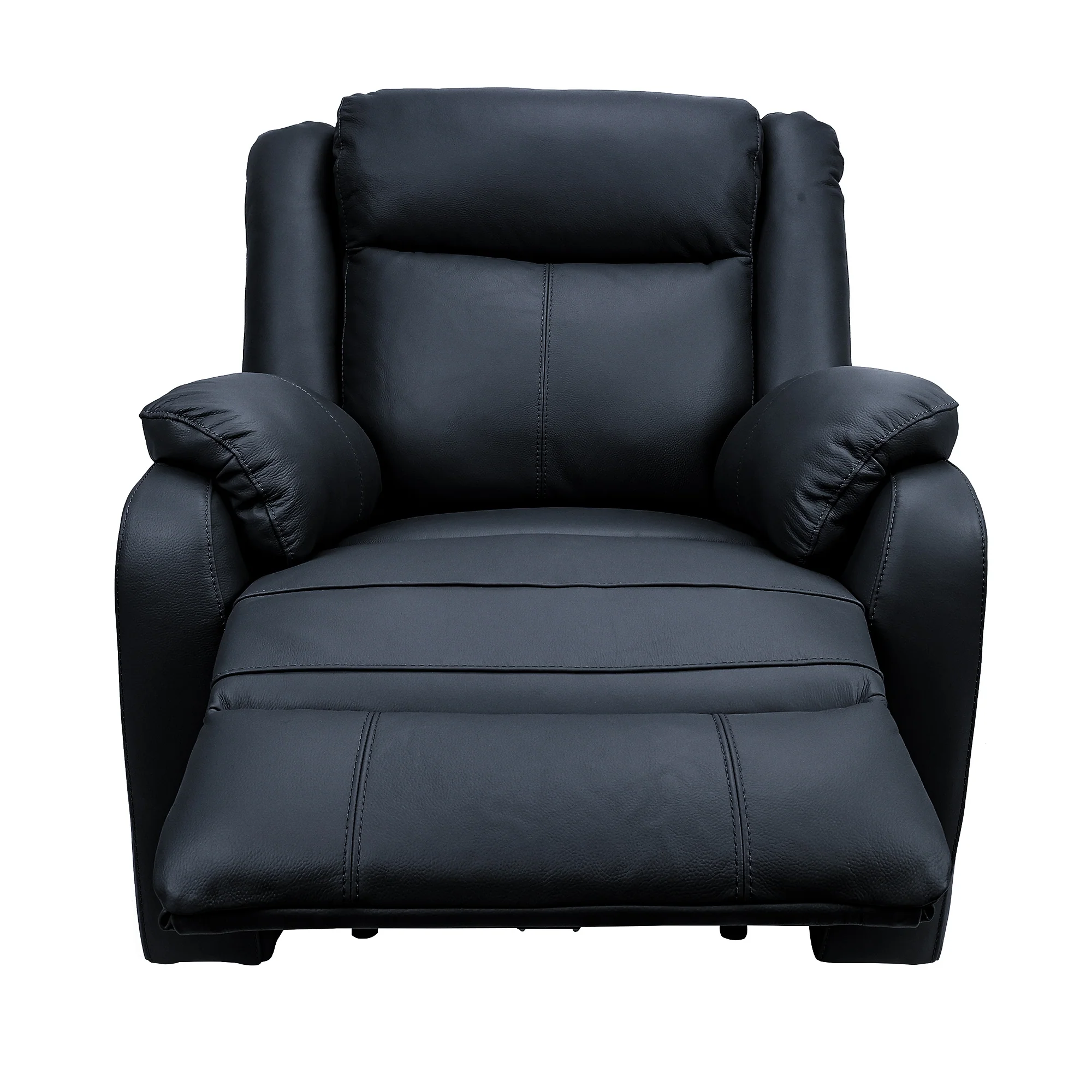 Bella Single Seater Leather Electric Recliner Sofa Lounge - Image 3