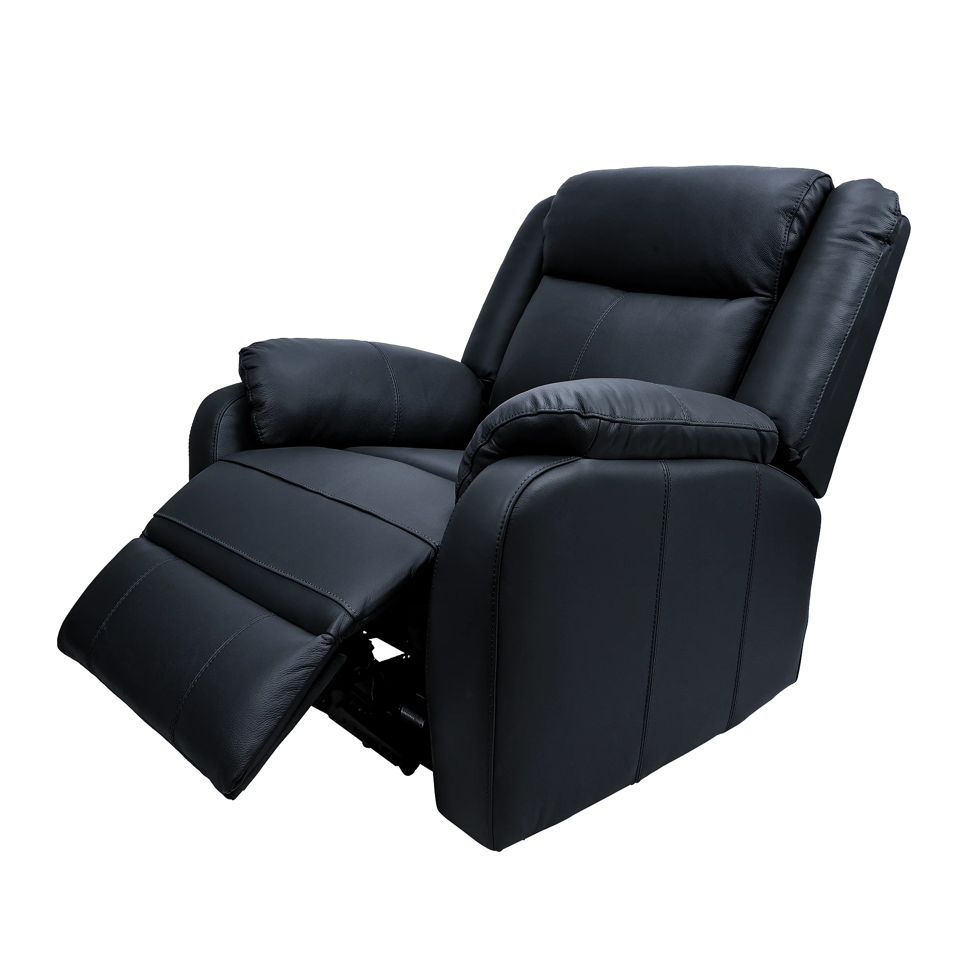 Bella Single Seater Leather Electric Recliner Sofa Lounge - Image 5