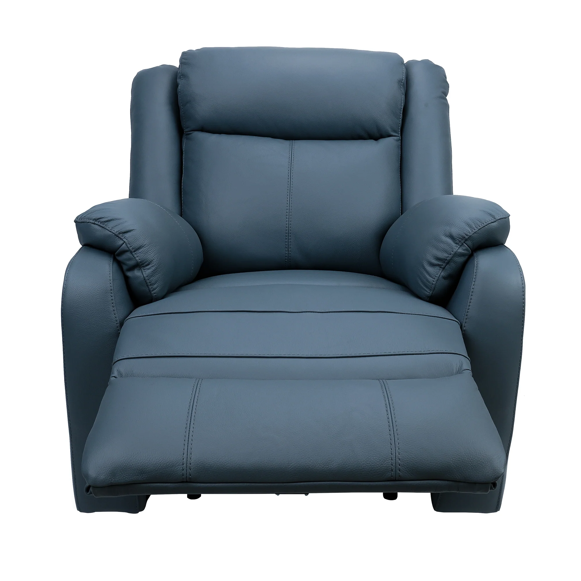 Bella Single Seater Leather Electric Recliner Sofa Lounge - Image 8