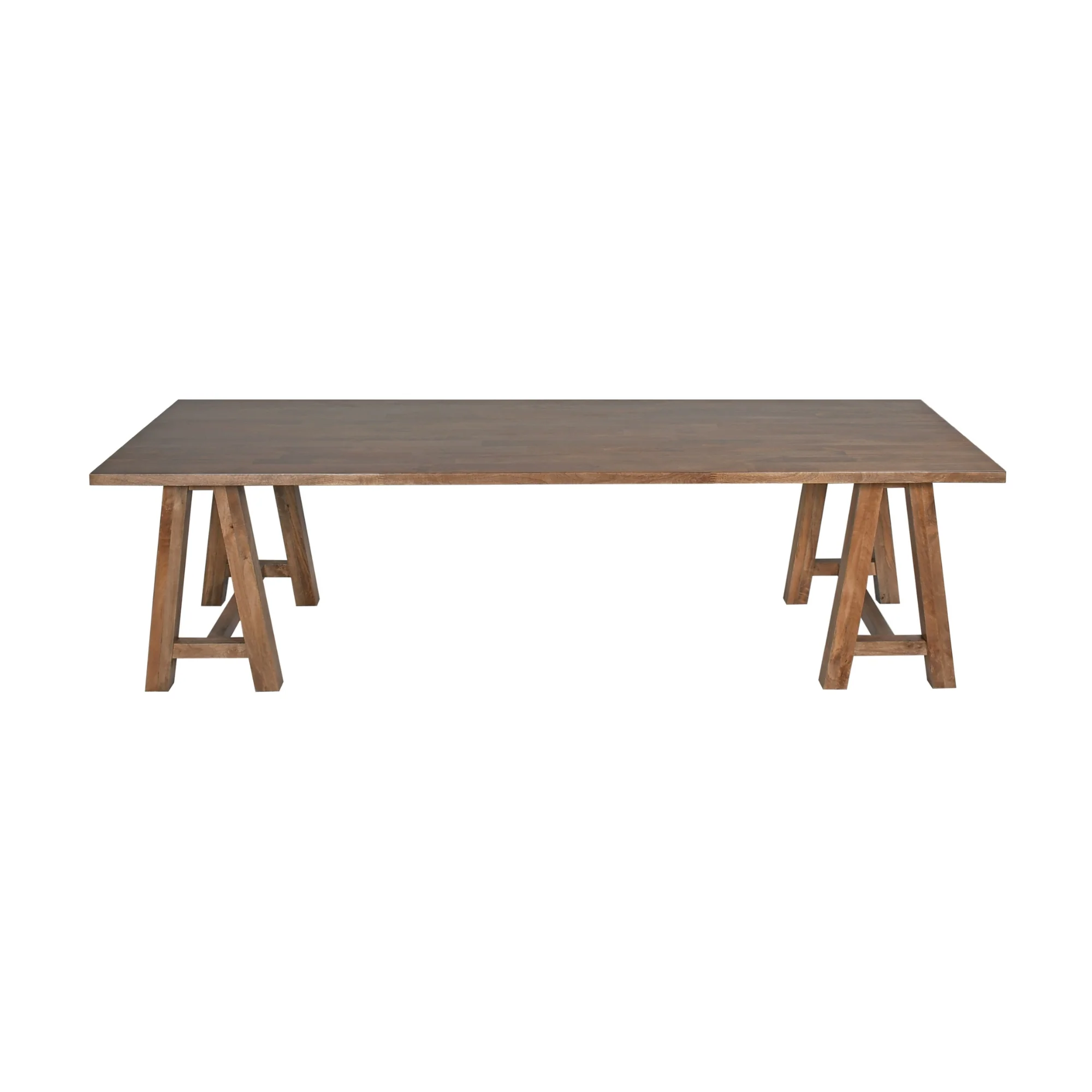 Bowral 280cm Solid Timber Dining Table French Grey - Image 2