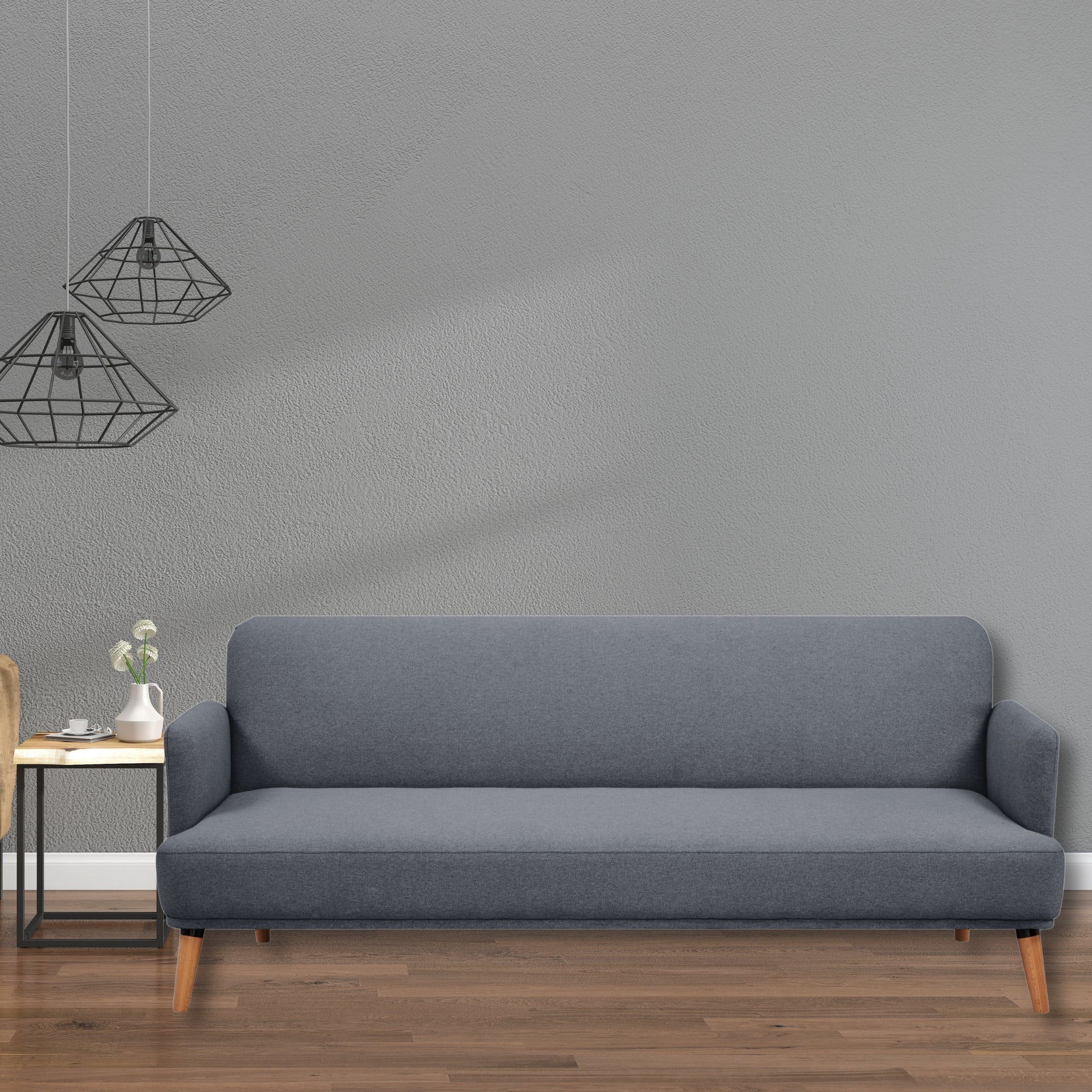 Brianna 3 Seater Fabric Sofa Bed - Image 8