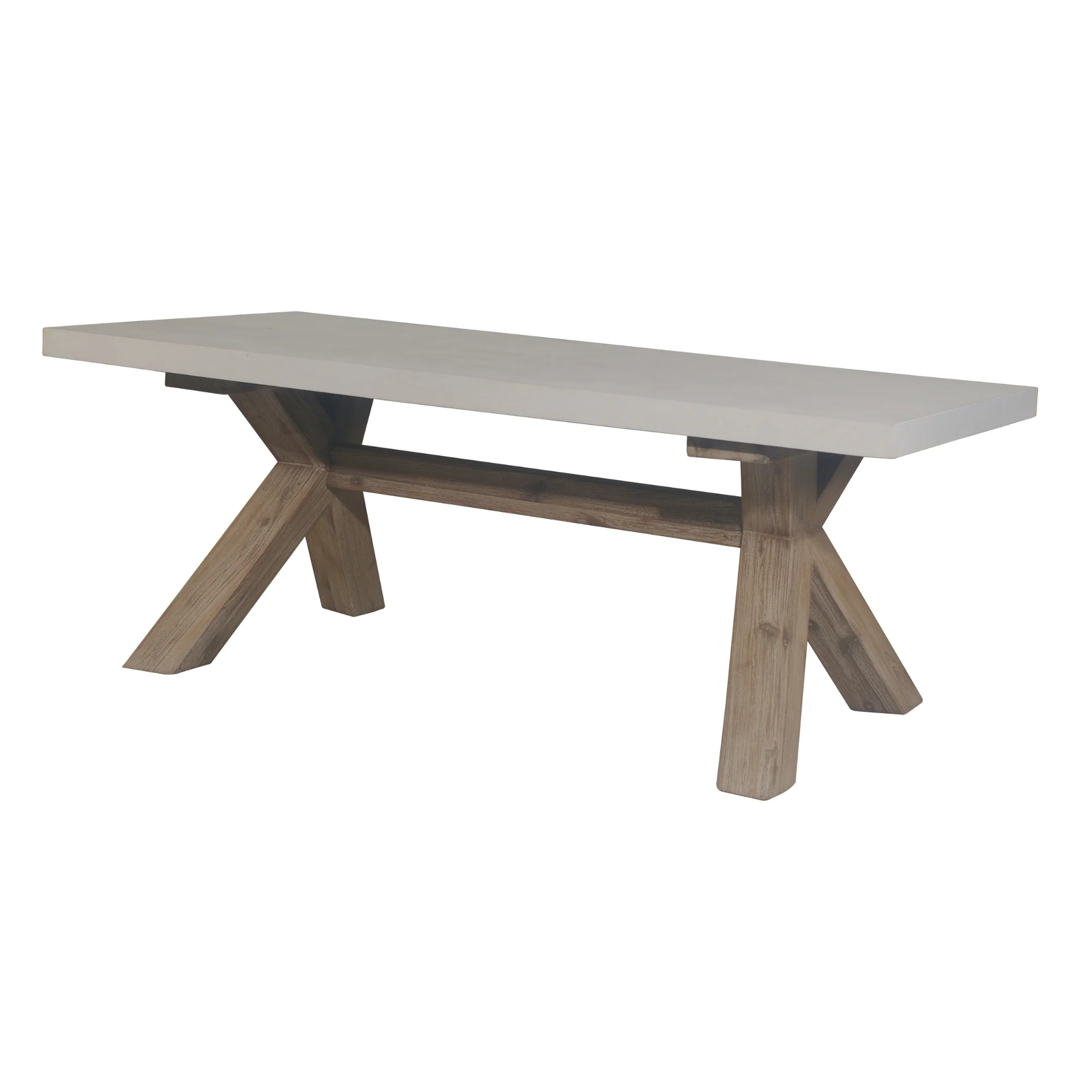 Byron 4pc Outdoor Sofa Set with White Coffee Table - Image 7