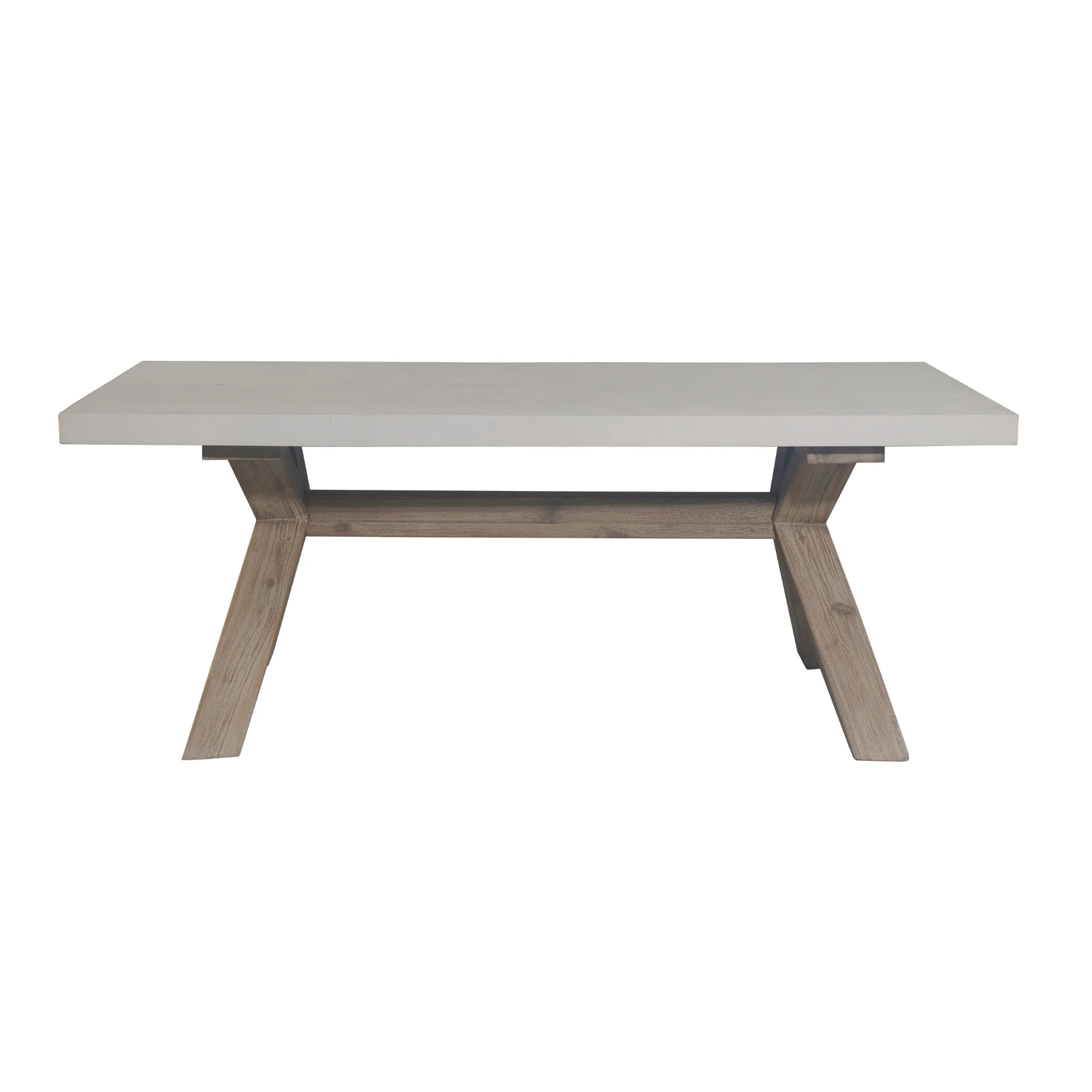 Byron 4pc Outdoor Sofa Set with White Coffee Table - Image 8