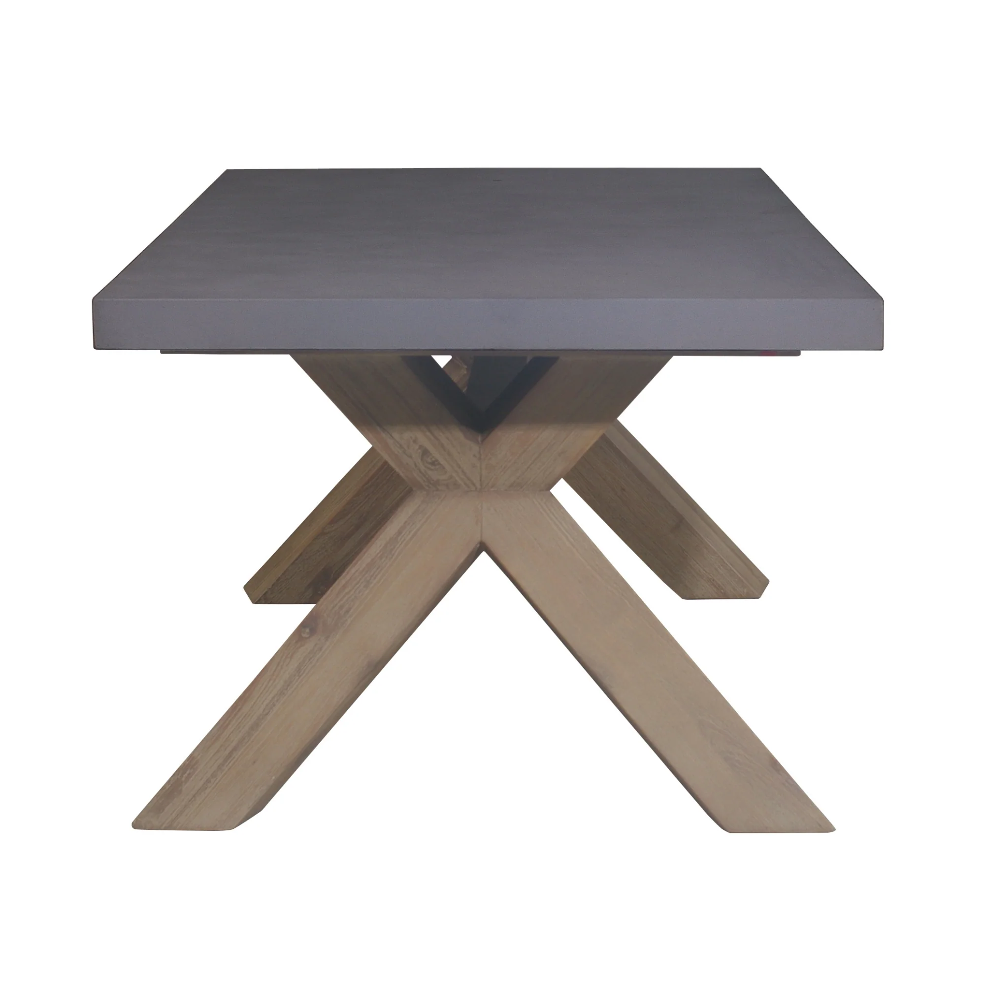 Byron Outdoor PolyCement Top Coffee Table - Image 4