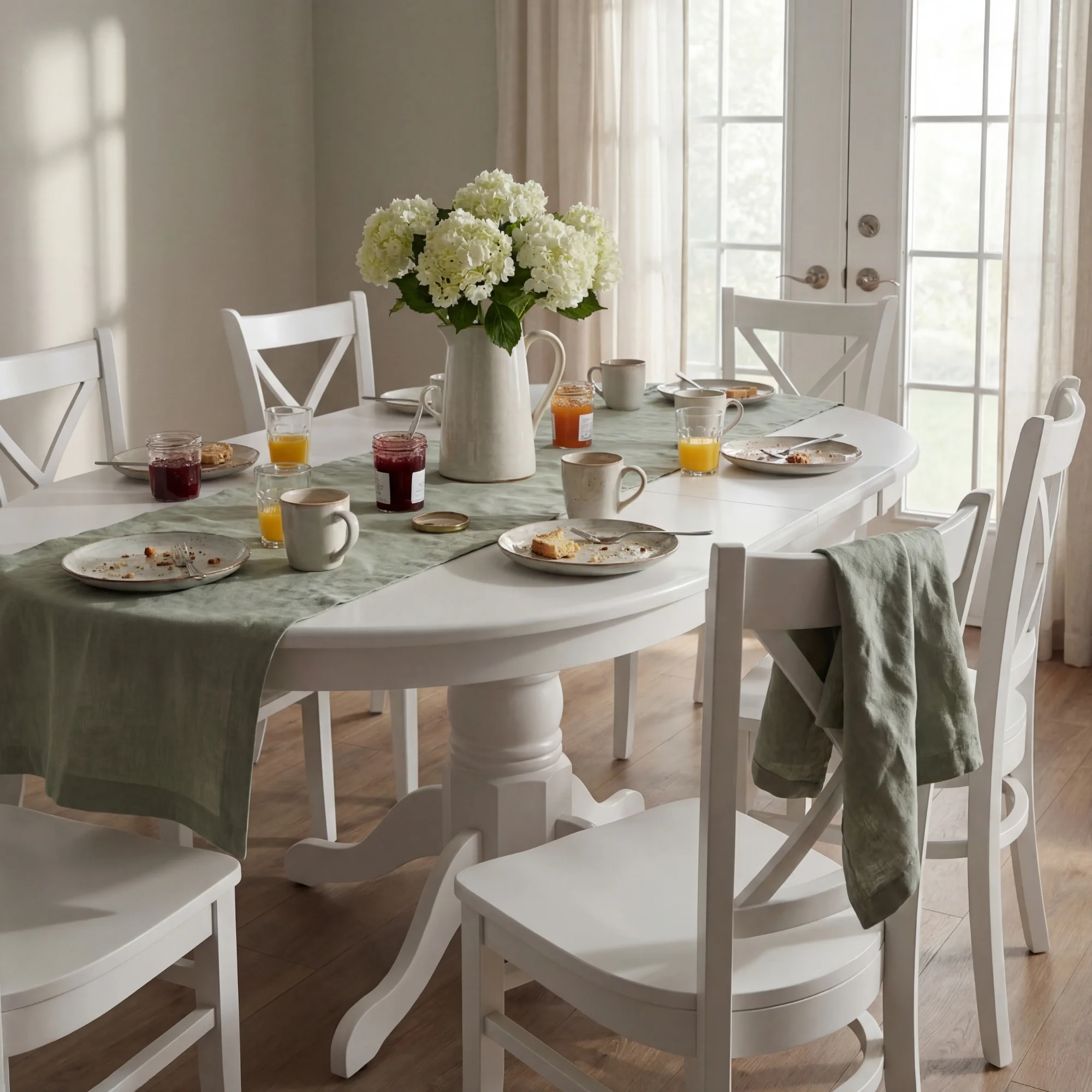 Cairns 2pc Set Hampton Dining Chair White - Image 4