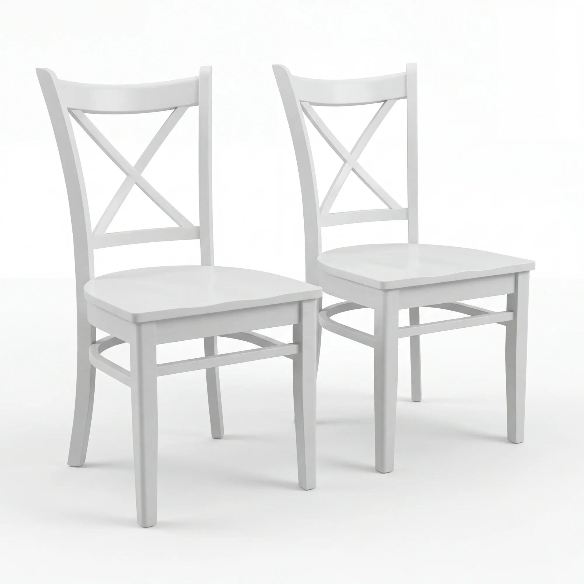 Cairns 5pc Set 106cm Hampton Dining Table Chair White - Image 7