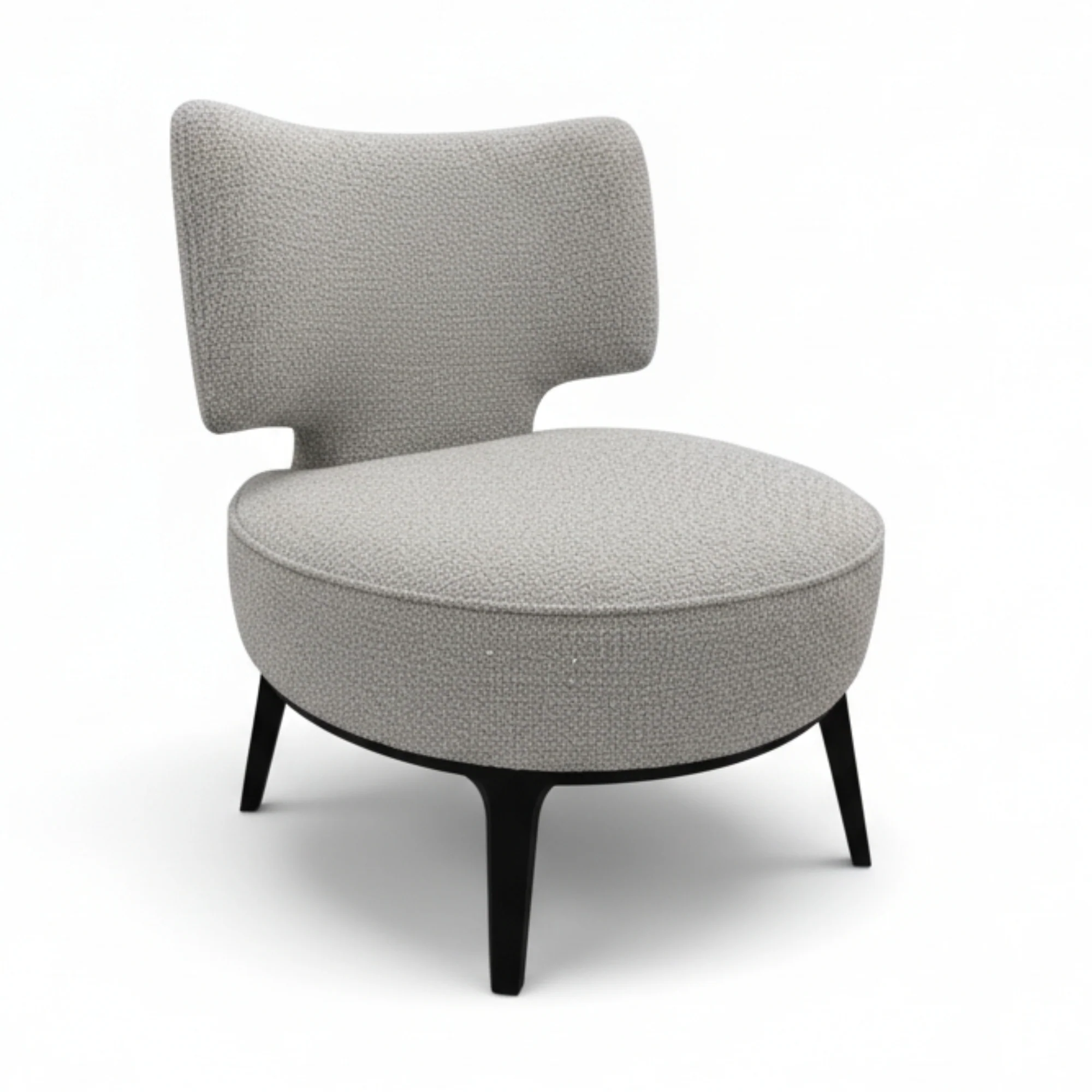 Calla Occasional Accent Corner Chair Grey - Image 2