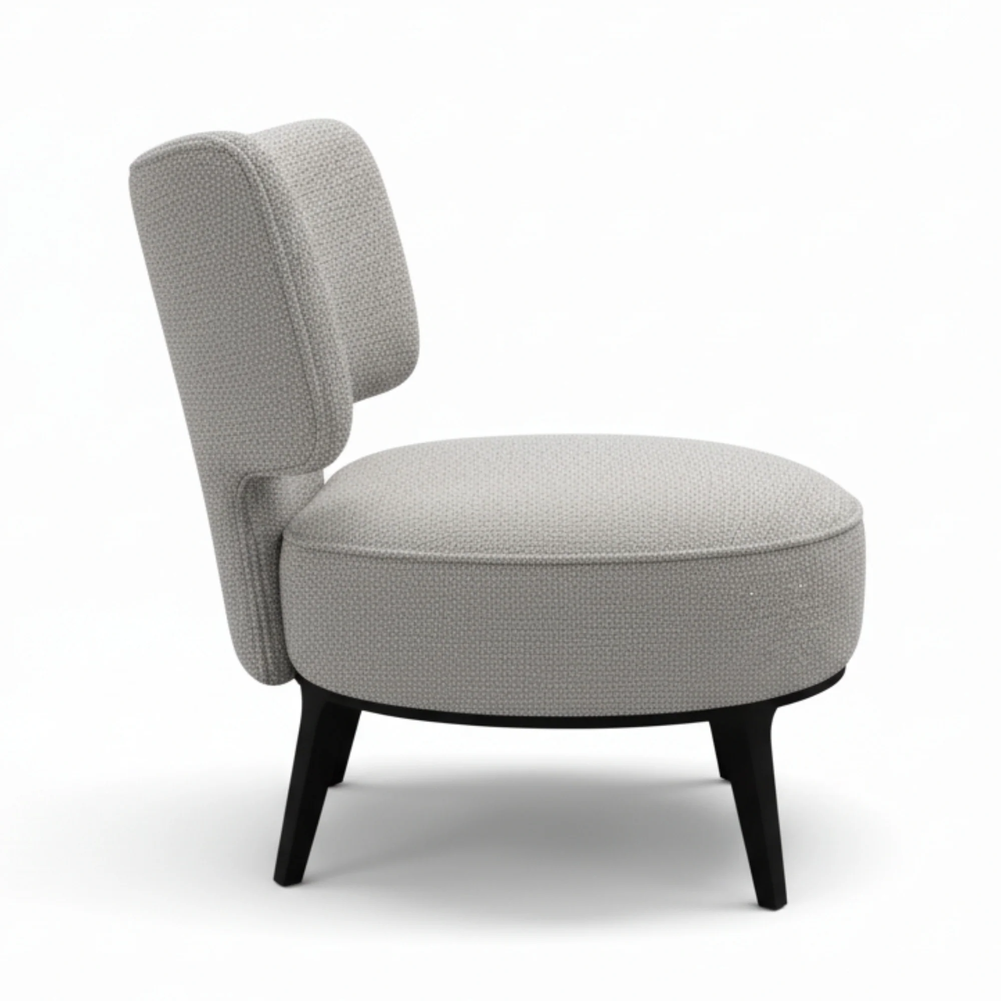 Calla Occasional Accent Corner Chair Grey - Image 5