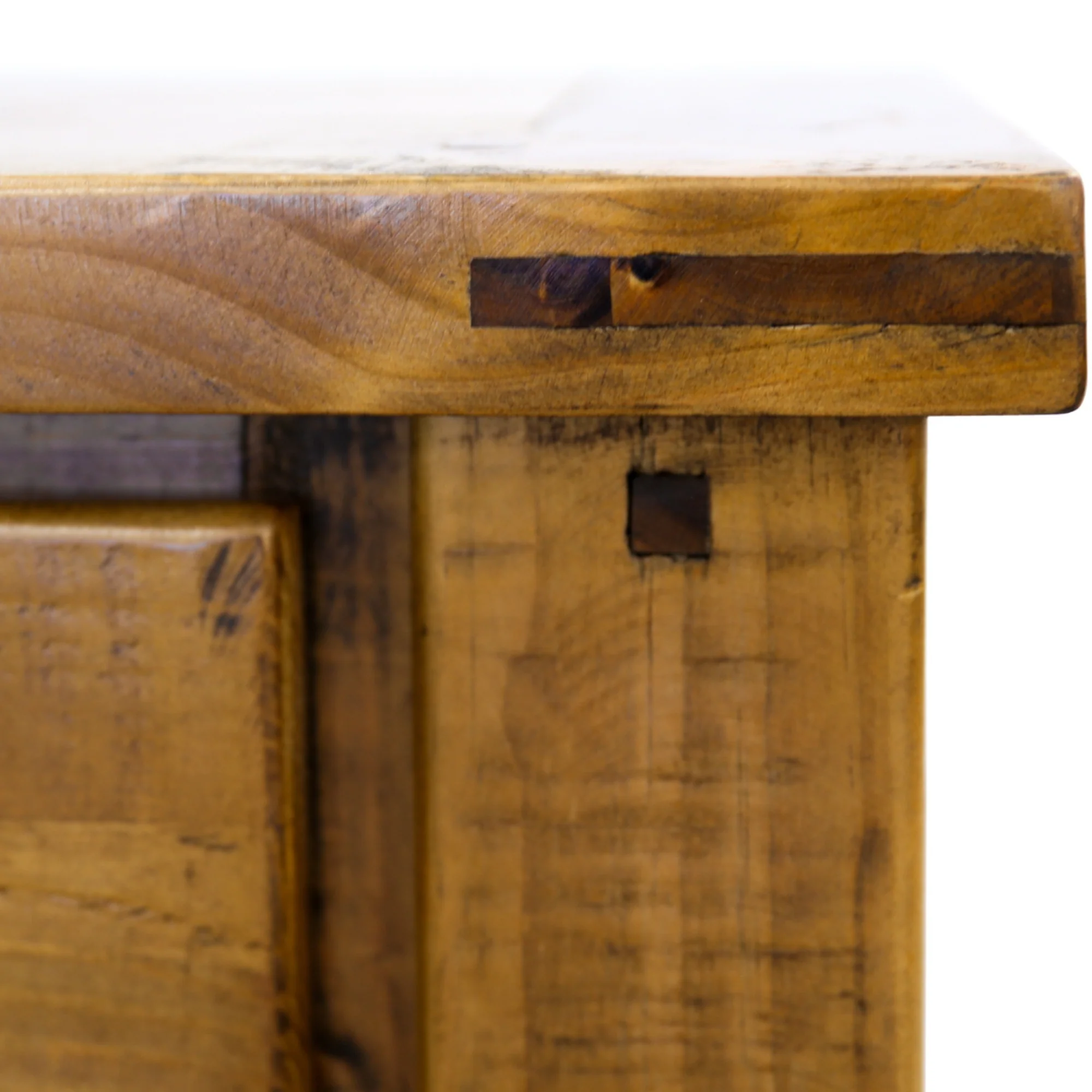 Camdenville Bedside Table Solid Pine Frame Oak - Image 4