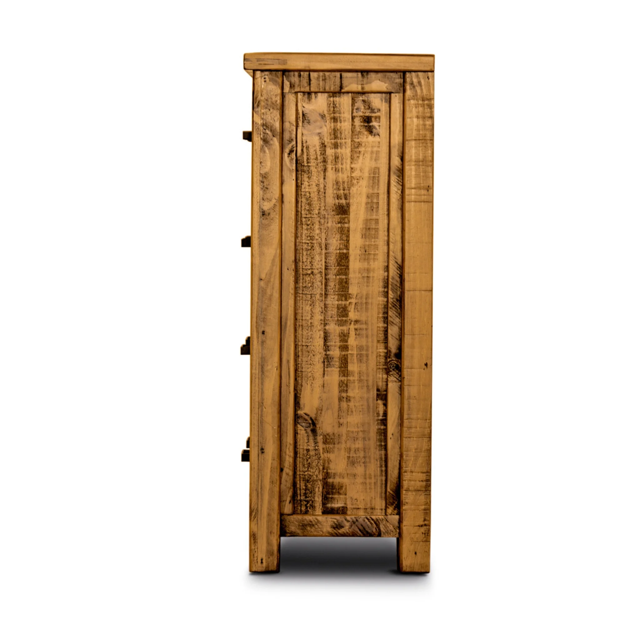 Camdenville Tallboy Chest of Drawer Solid Pine Frame Oak - Image 4