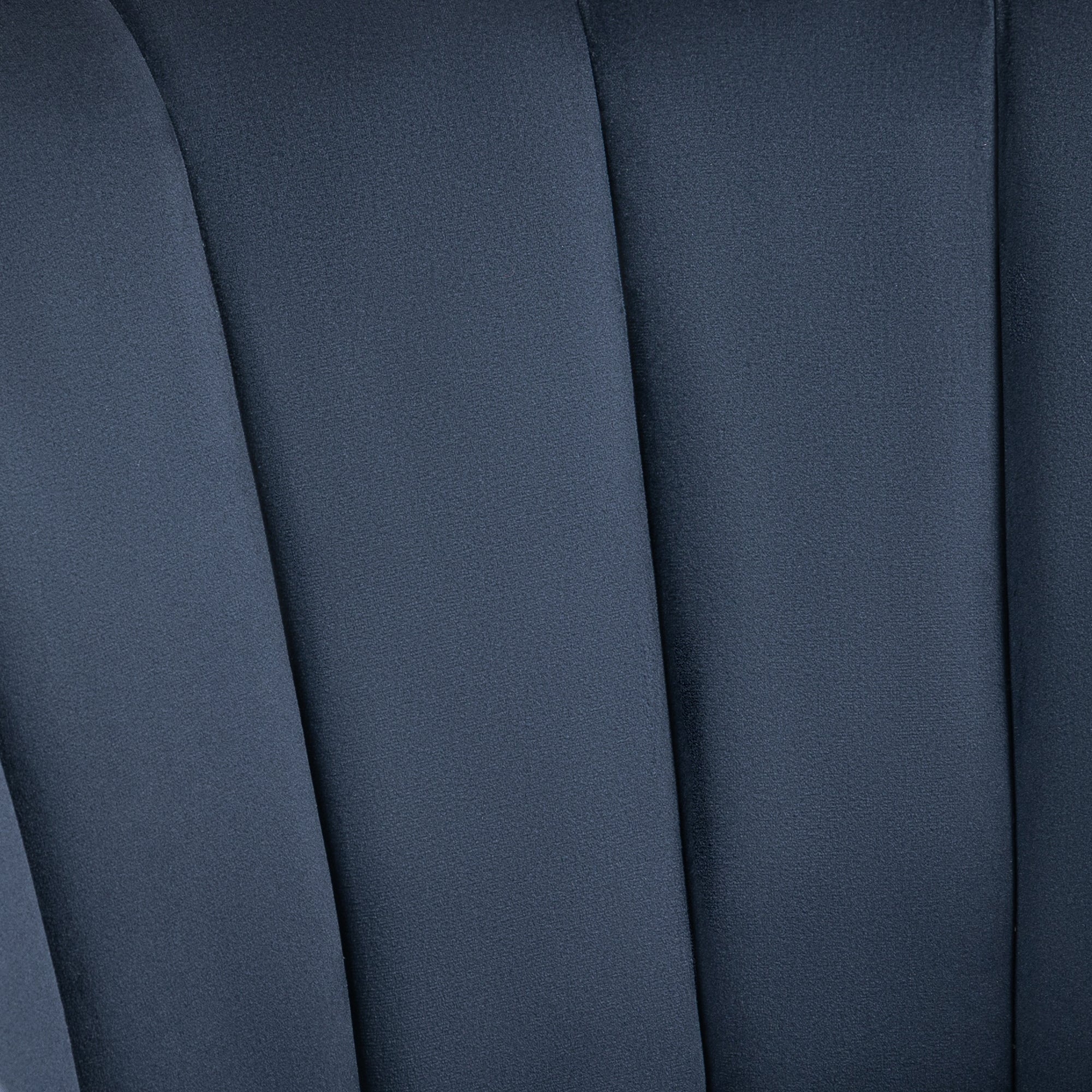 Cecil Premium Velvet Armchair Navy - Image 8