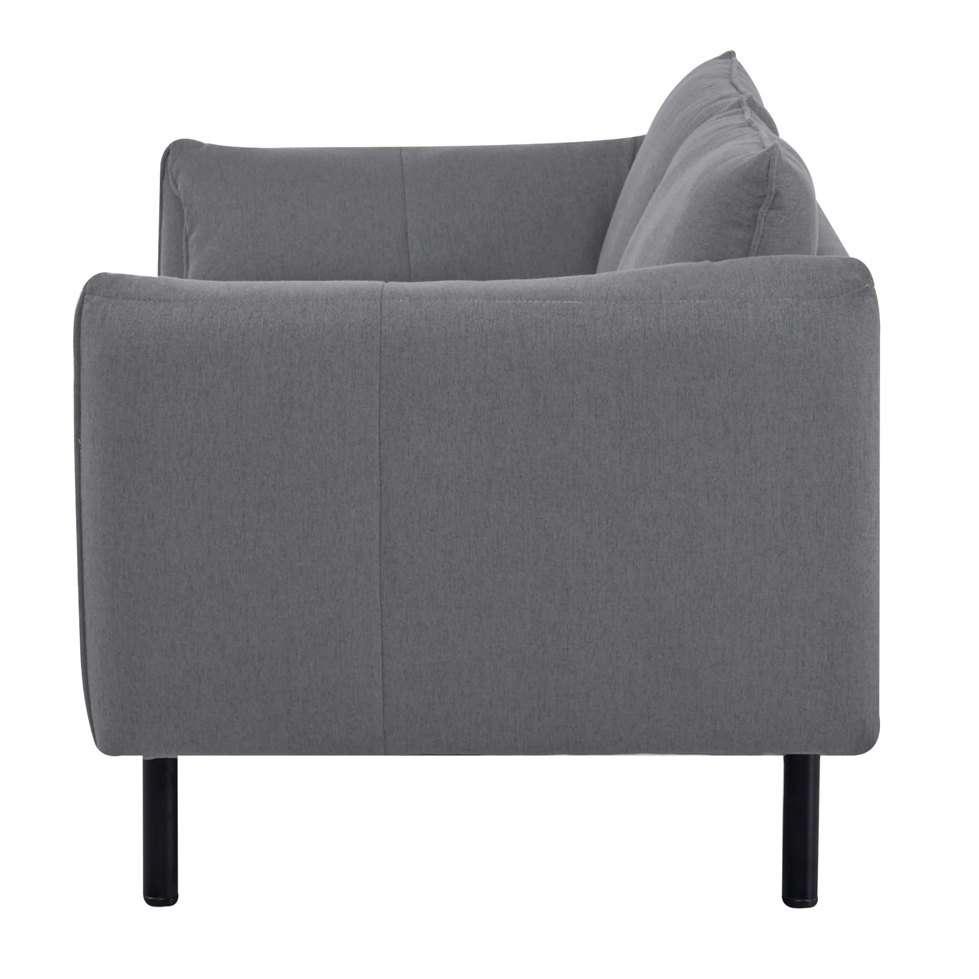 Channel 3 Seater Fabric Sofa - Image 14