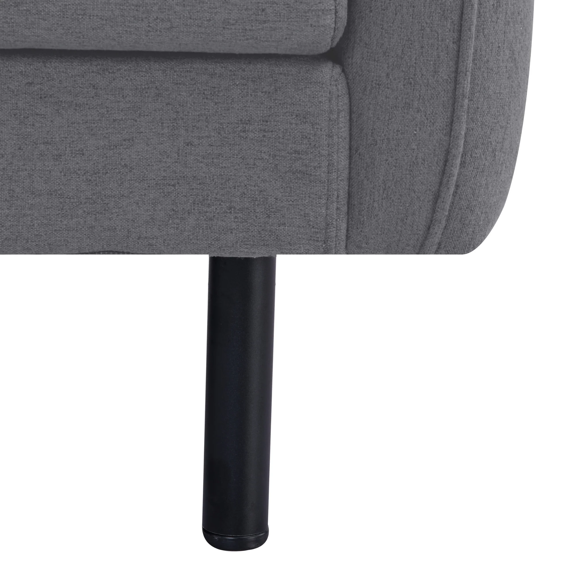 Channel 3 Seater Fabric Sofa - Image 16