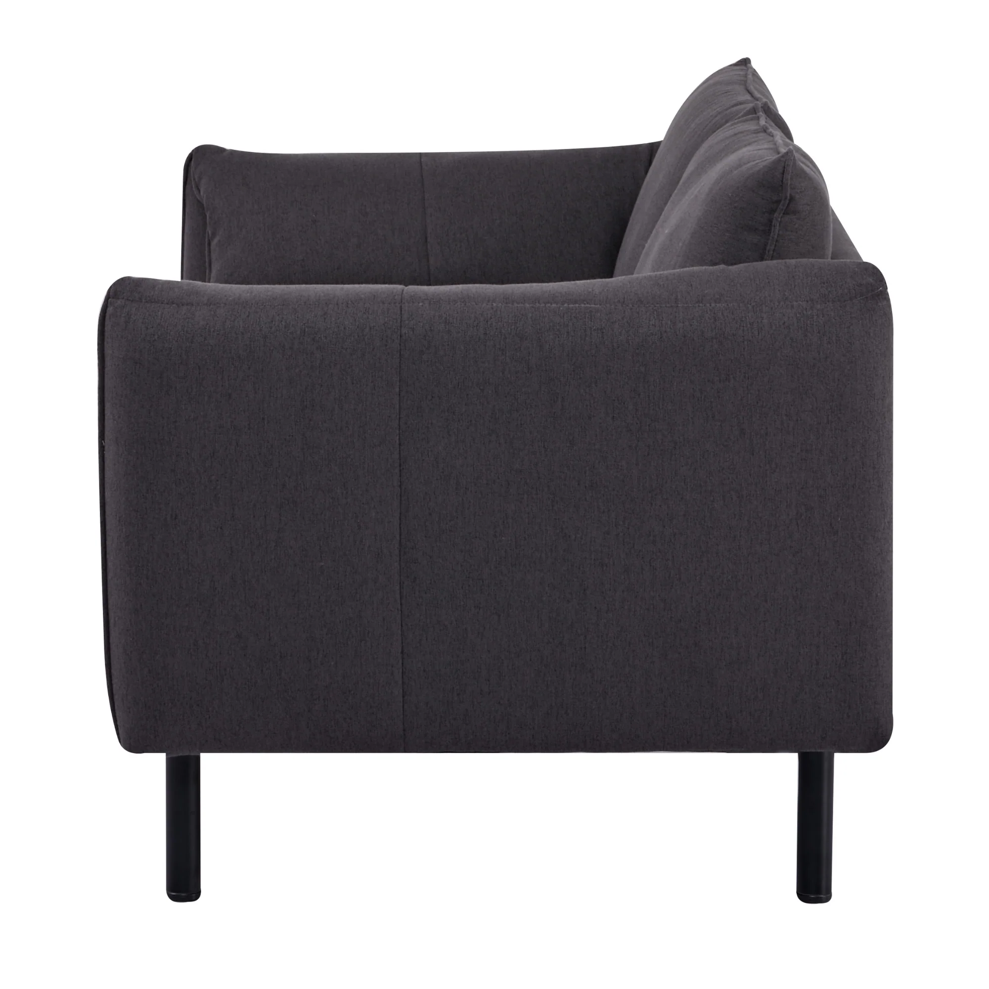 Channel 3 Seater Fabric Sofa - Image 22